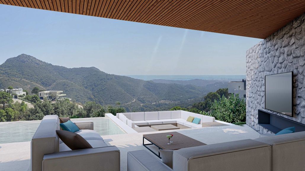 Dining area in 3-bedroom villa, Montemayor-Marbella Club, Benahavis