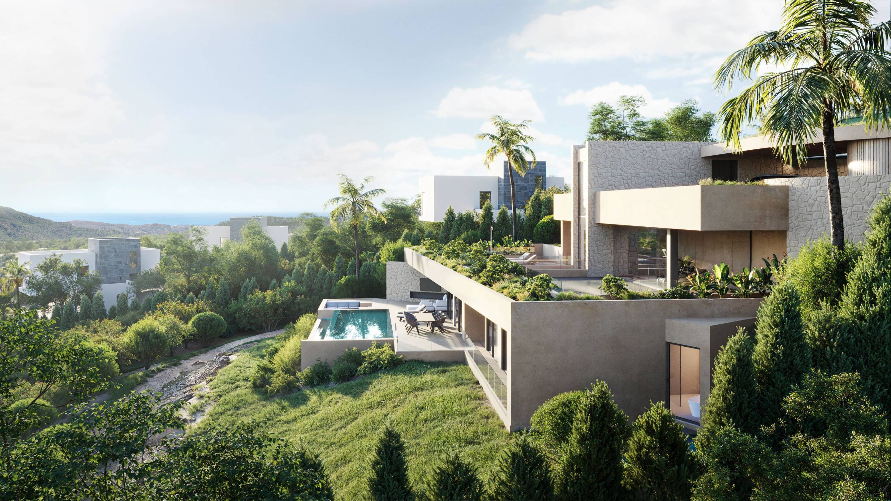 Third bedroom in 3-bedroom new-build villa, Montemayor-Marbella Club