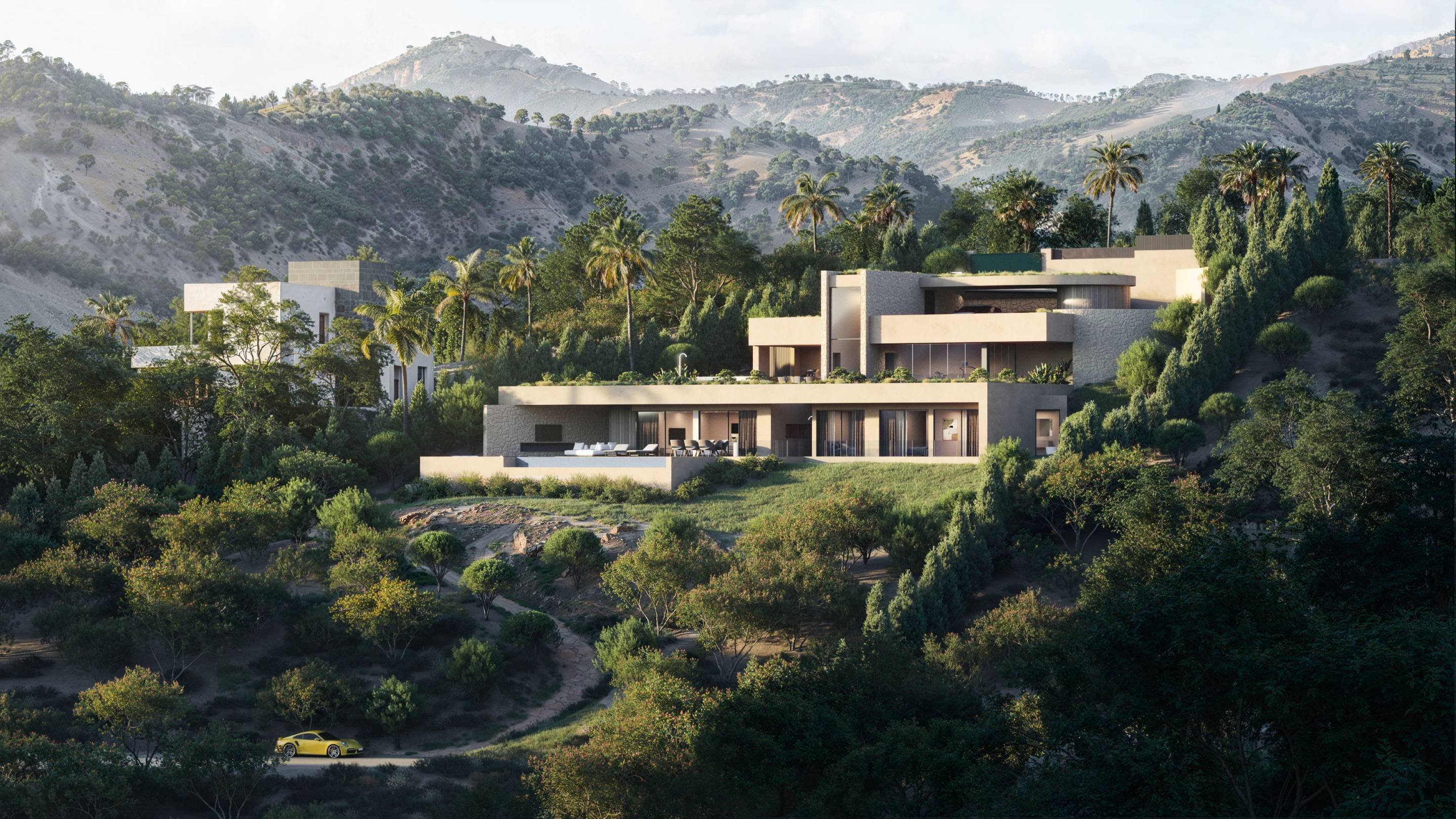 Bathroom in 3-bedroom new-build villa, Montemayor-Marbella Club, Benahavis