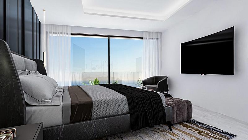 Bedroom 2 in 4-bedroom new-build villa, Cucarres, Calpe