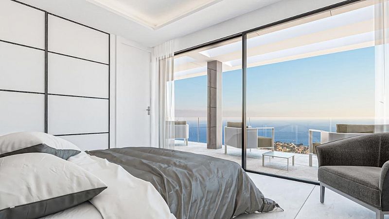 Second bedroom in 4-bedroom new-build villa, Cucarres, Calpe