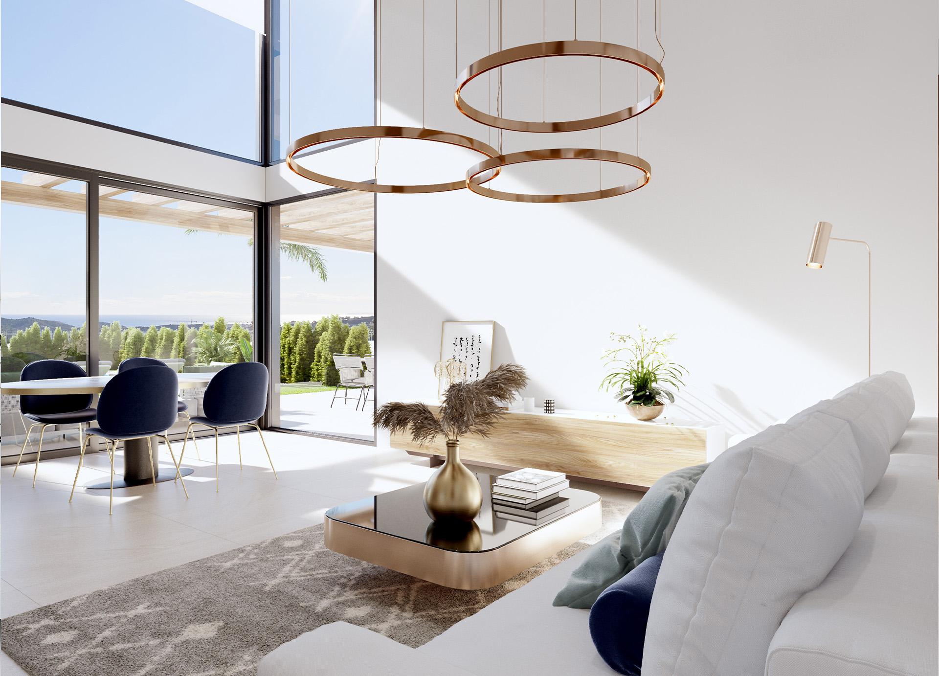 Roof terrace or upper level of 3-bedroom villa, Sierra Cortina, Finestrat