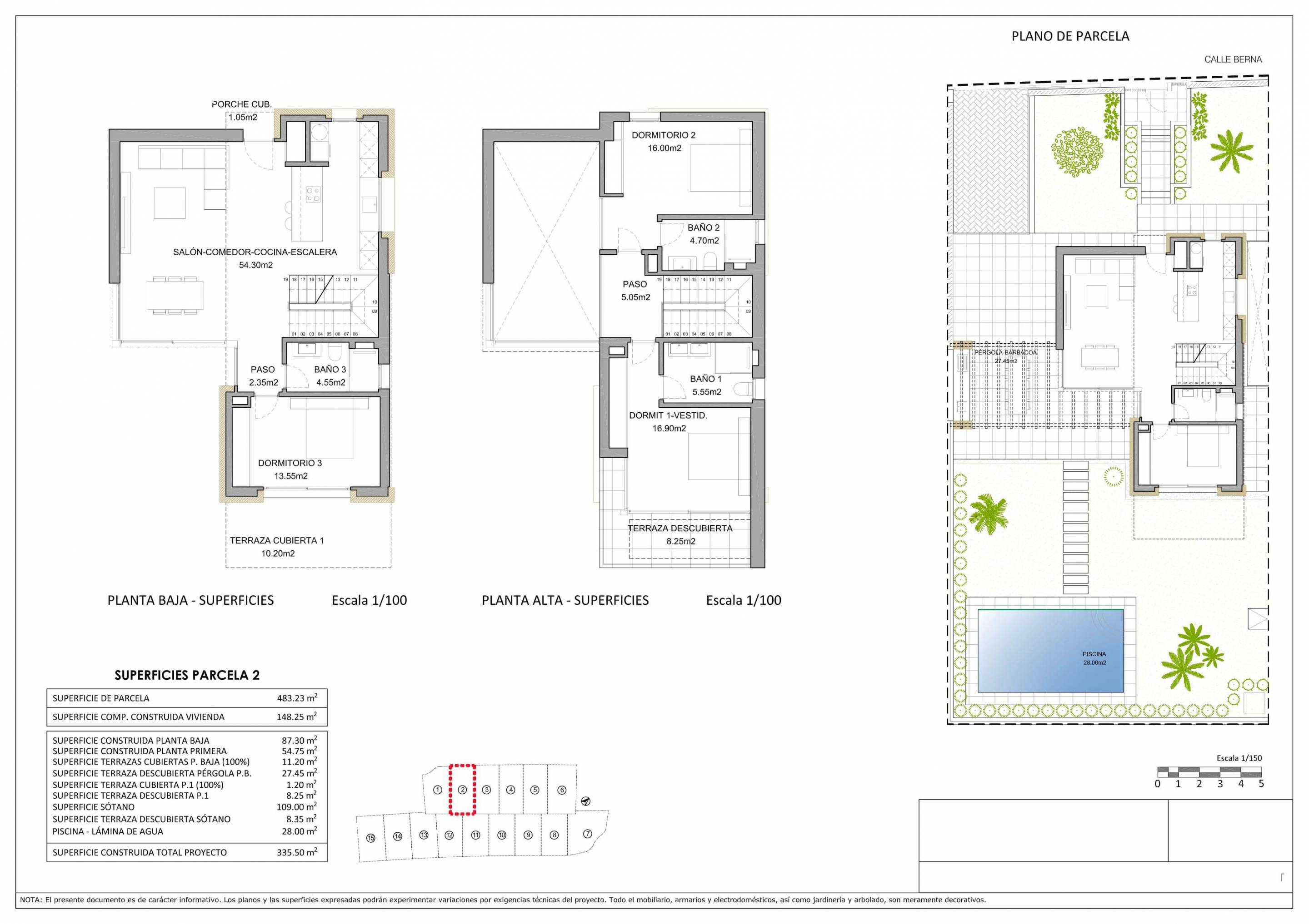 Site or development plan for villa in Sierra Cortina, Finestrat