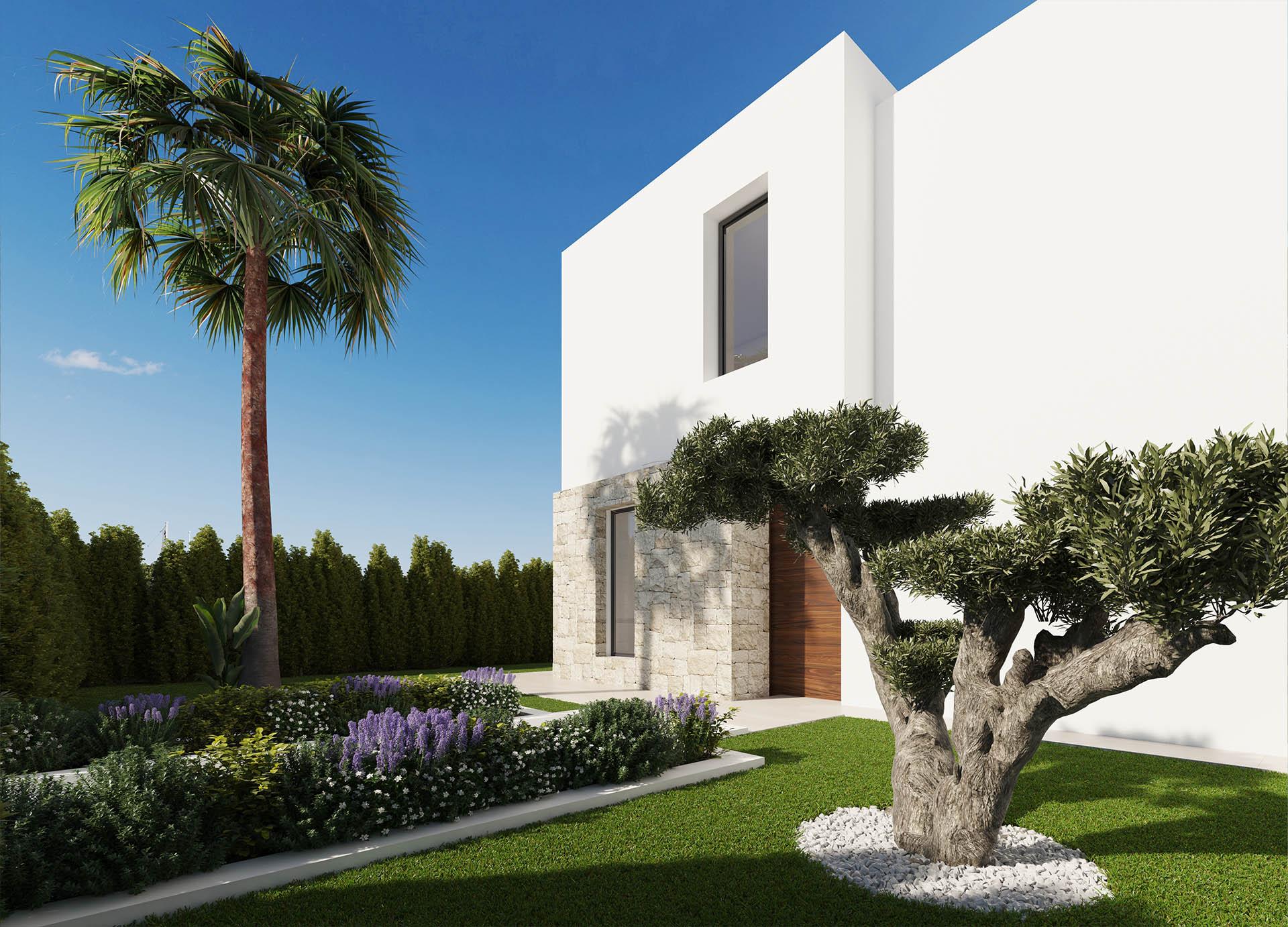 Master bedroom in 3-bedroom villa, Sierra Cortina, Finestrat