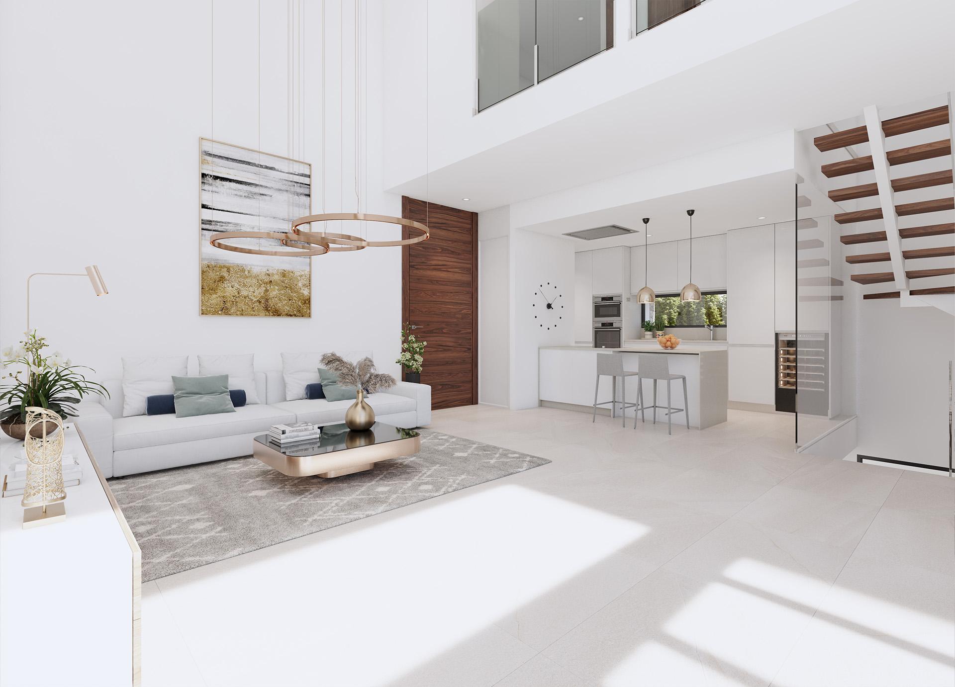 Main bedroom in 3-bedroom new-build villa, Sierra Cortina, Finestrat
