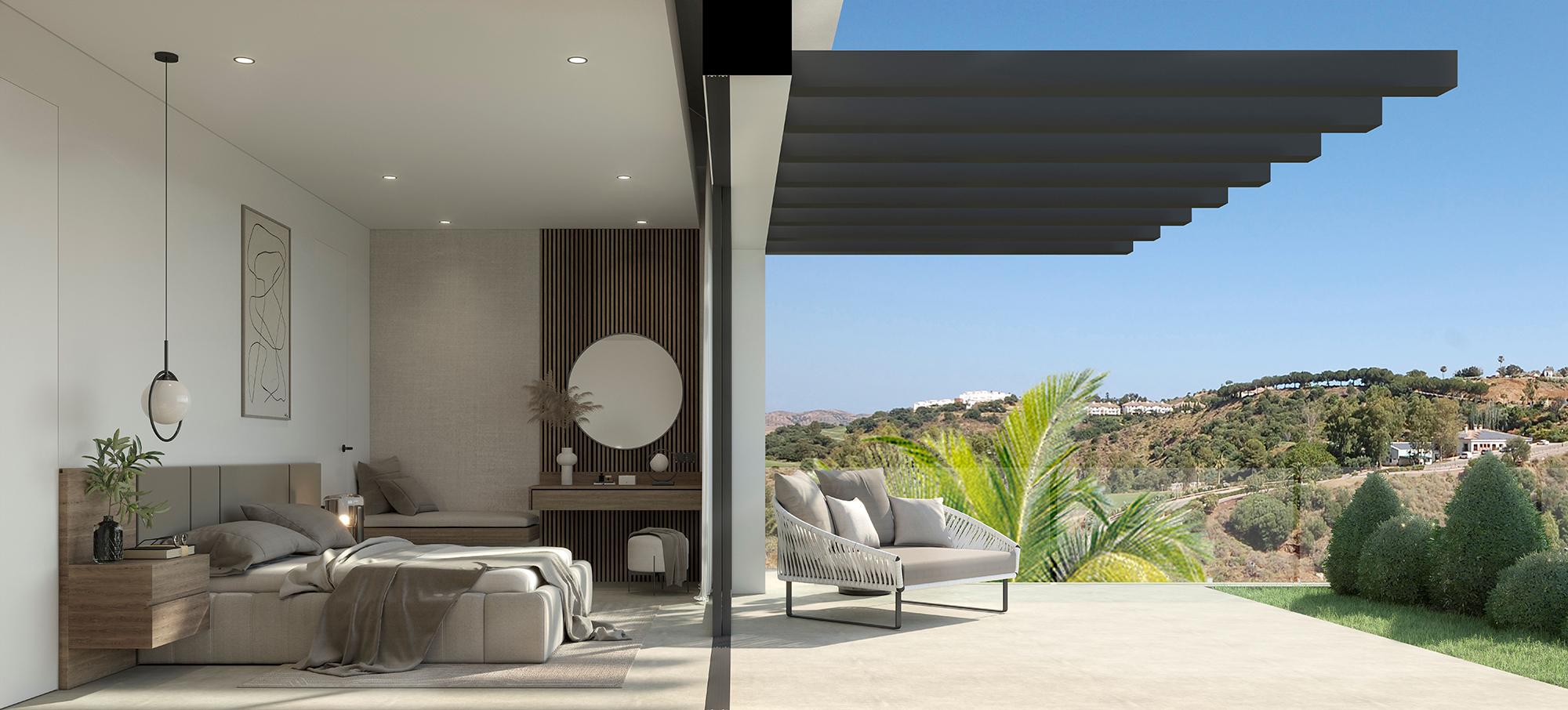 Bathroom in 4-bedroom new-build villa, Valtocado, Mijas