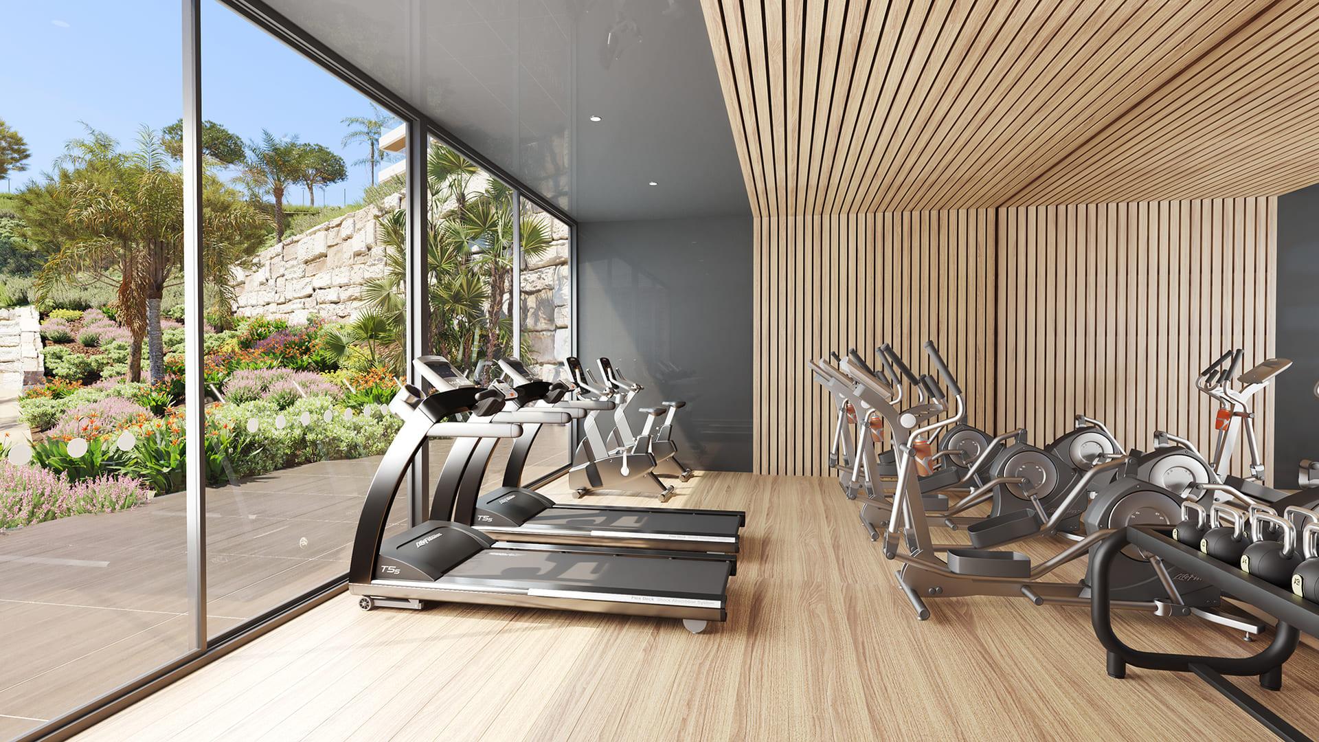 Bedroom with built-in wardrobes, new-build penthouse, Riviera del Sol, Mijas