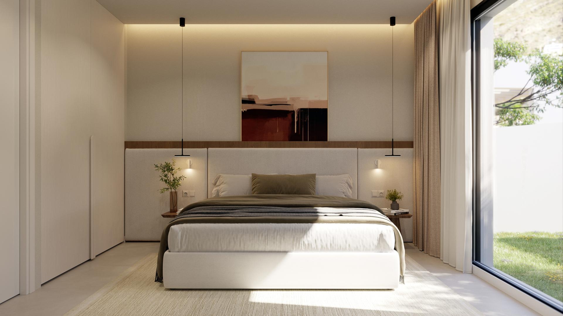 Hallway and entrance area in new-build villa, Seascape Resort, Finestrat