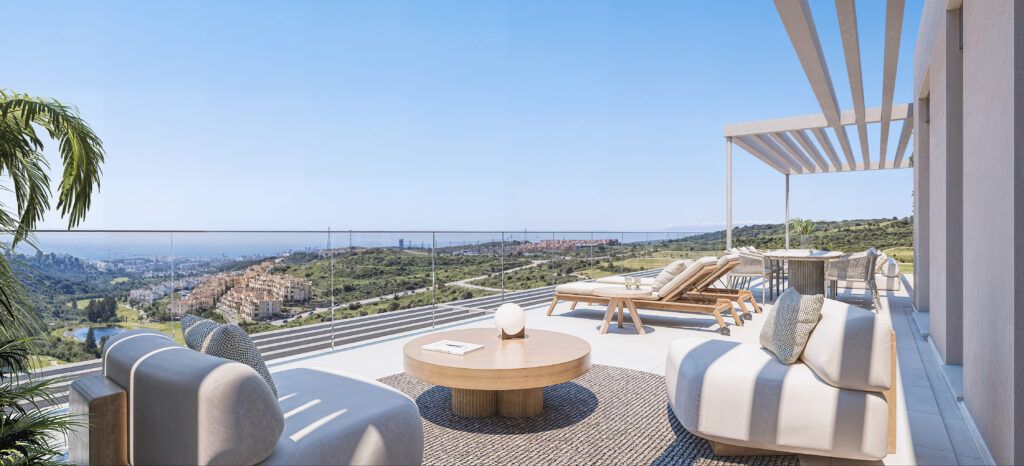 Bathroom in 2-bedroom new-build penthouse, Valle Romano Golf