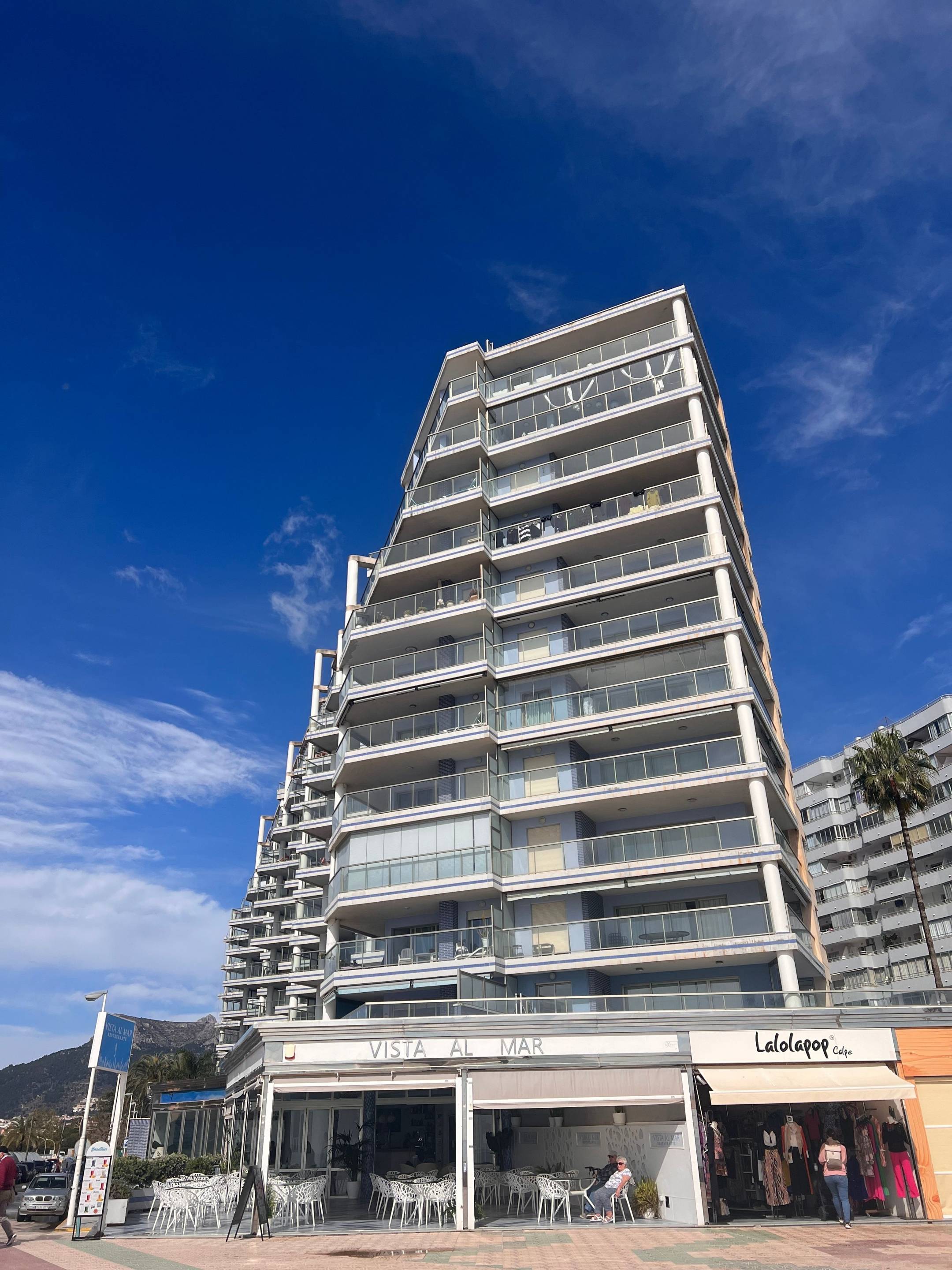 Stairwell of the penthouse in Playa de Fossa-Levante, Calpe