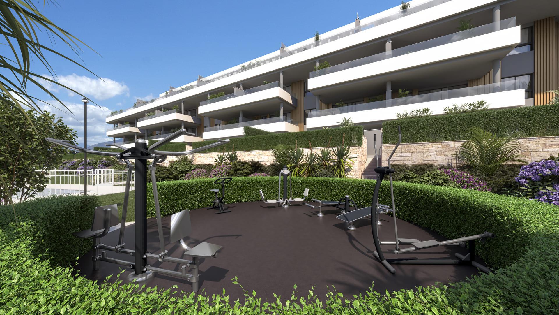 Solarium terrace with views, 3-bedroom penthouse, El Pinillo