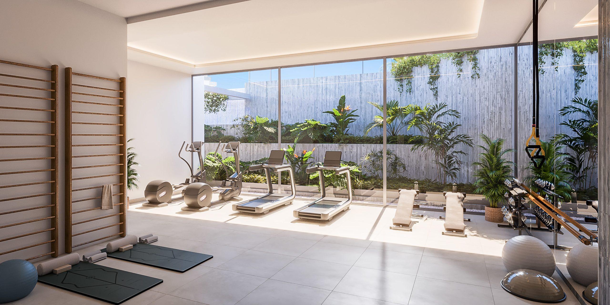 Floor plan of 3-bedroom penthouse, Alto de los Monteros, Marbella