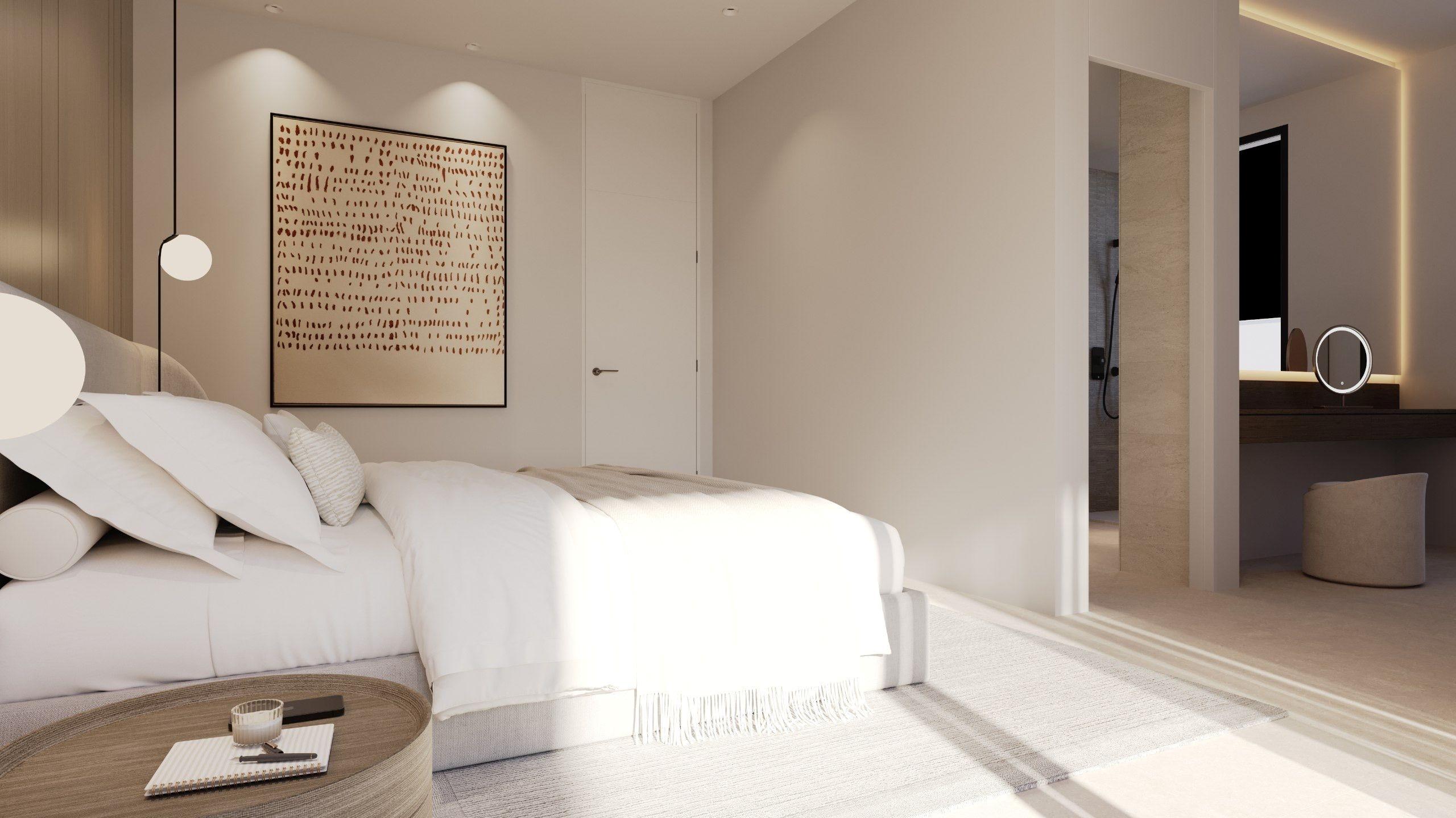En-suite bathroom in 4-bedroom new-build villa, Finestrat Hills
