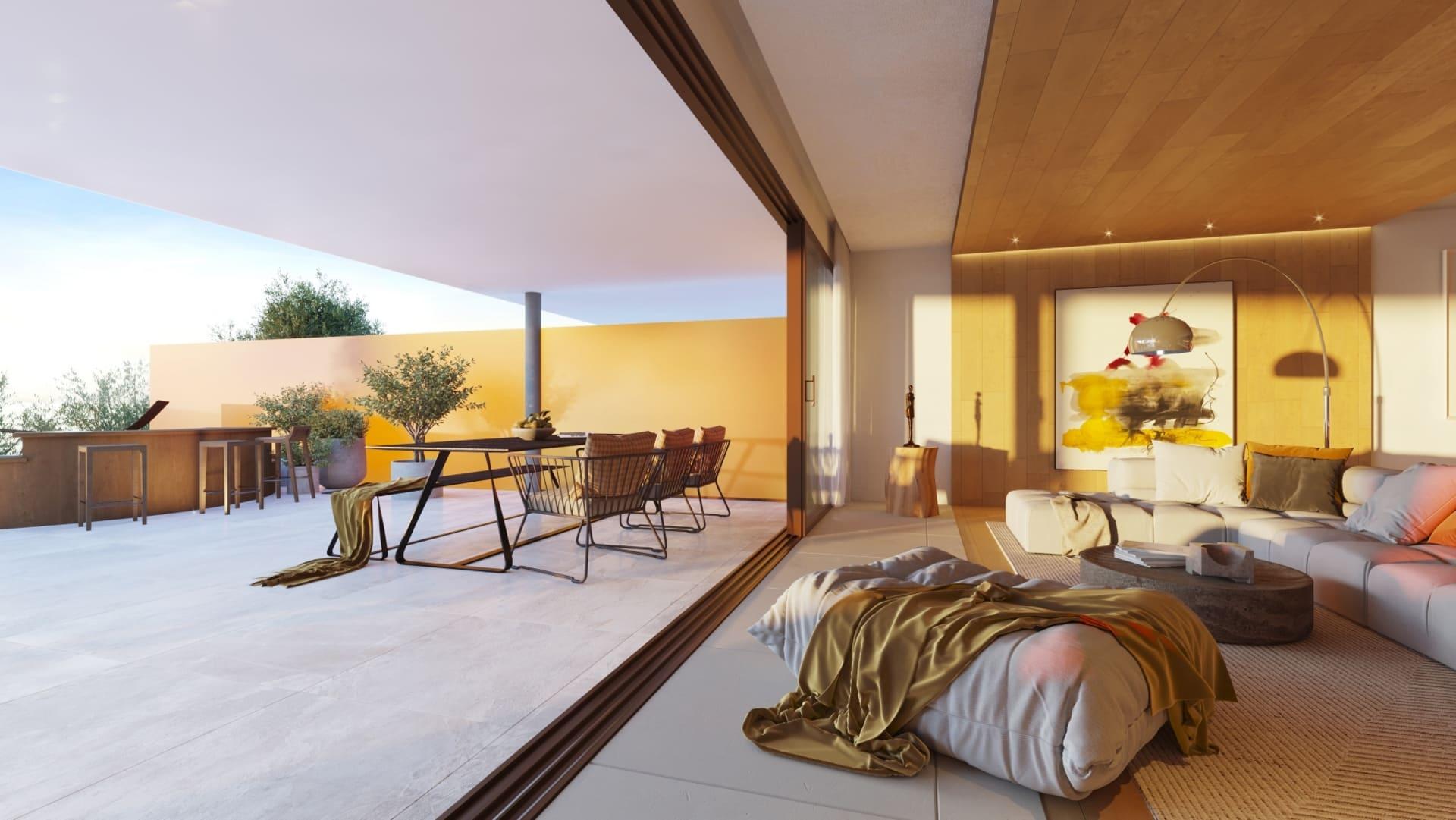 Hallway of the apartment in Reserva del Higuerón, Fuengirola