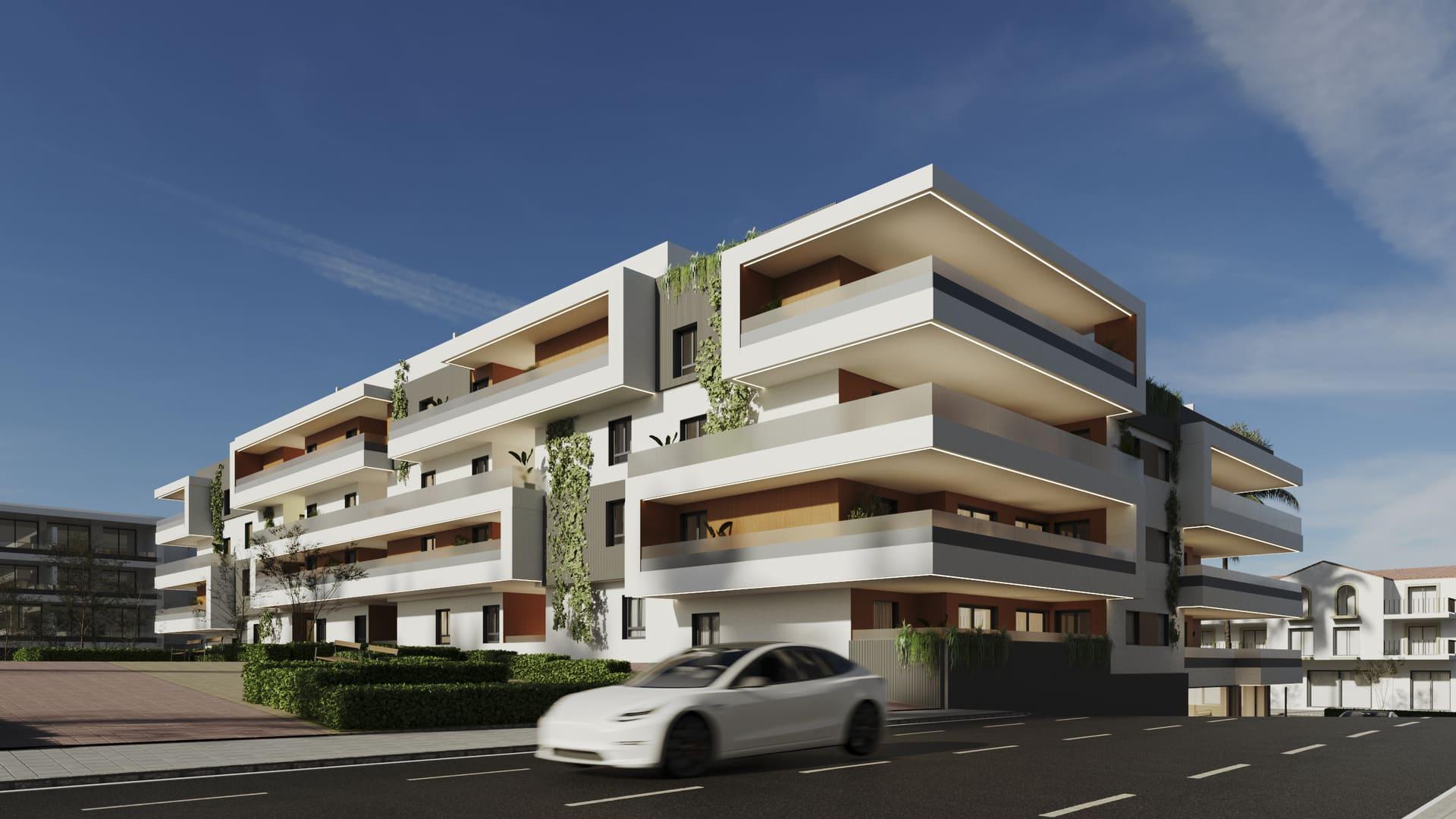 Built-in storage in bedroom, new-build apartment, San Pedro de Alcántara, Marbella