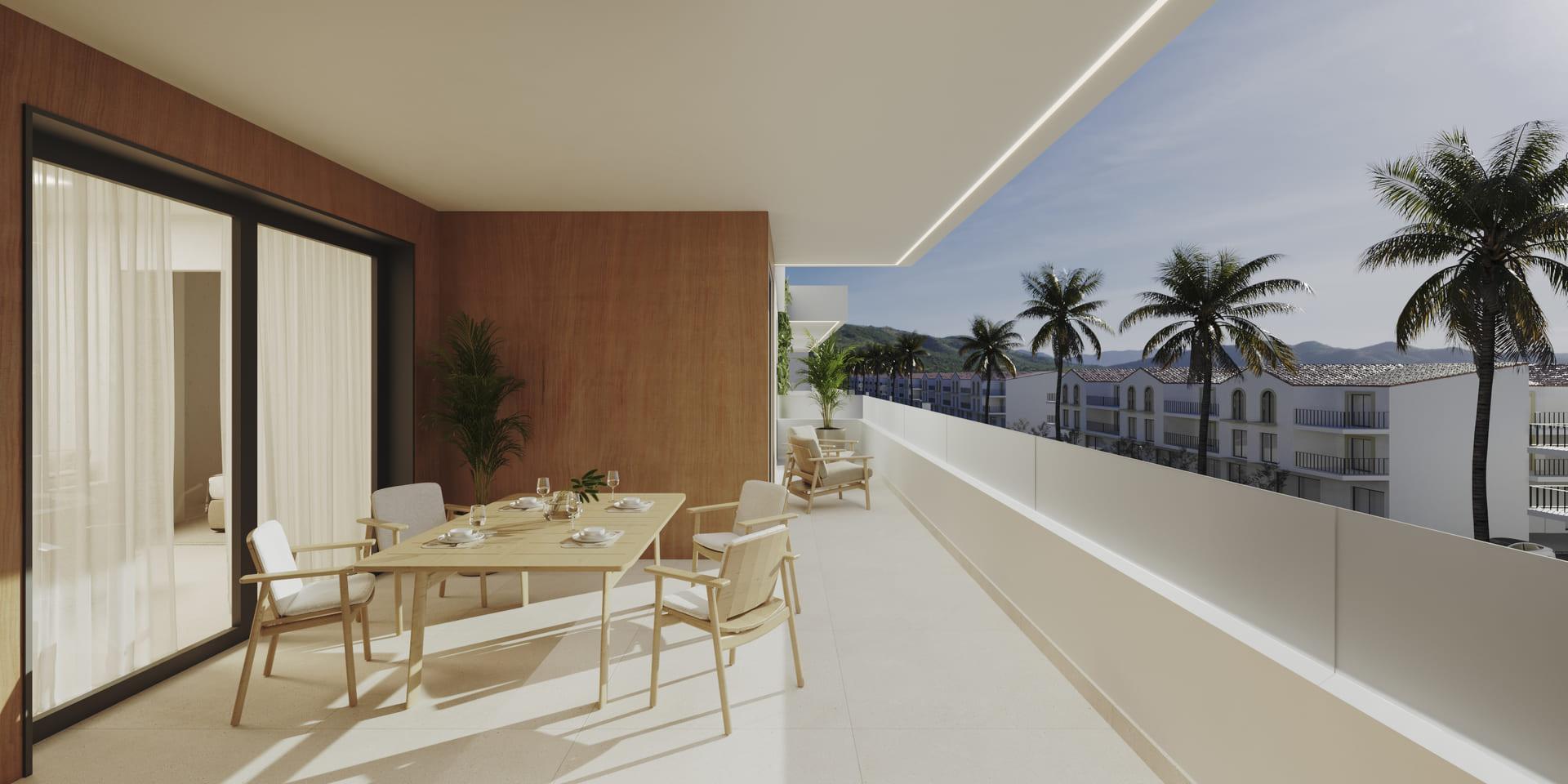 Bathroom fittings and tiling in new-build apartment, San Pedro de Alcántara