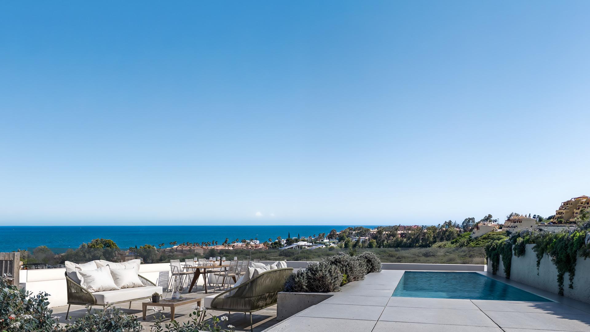 Underground parking spaces allocated to penthouse, El Castillo, Manilva