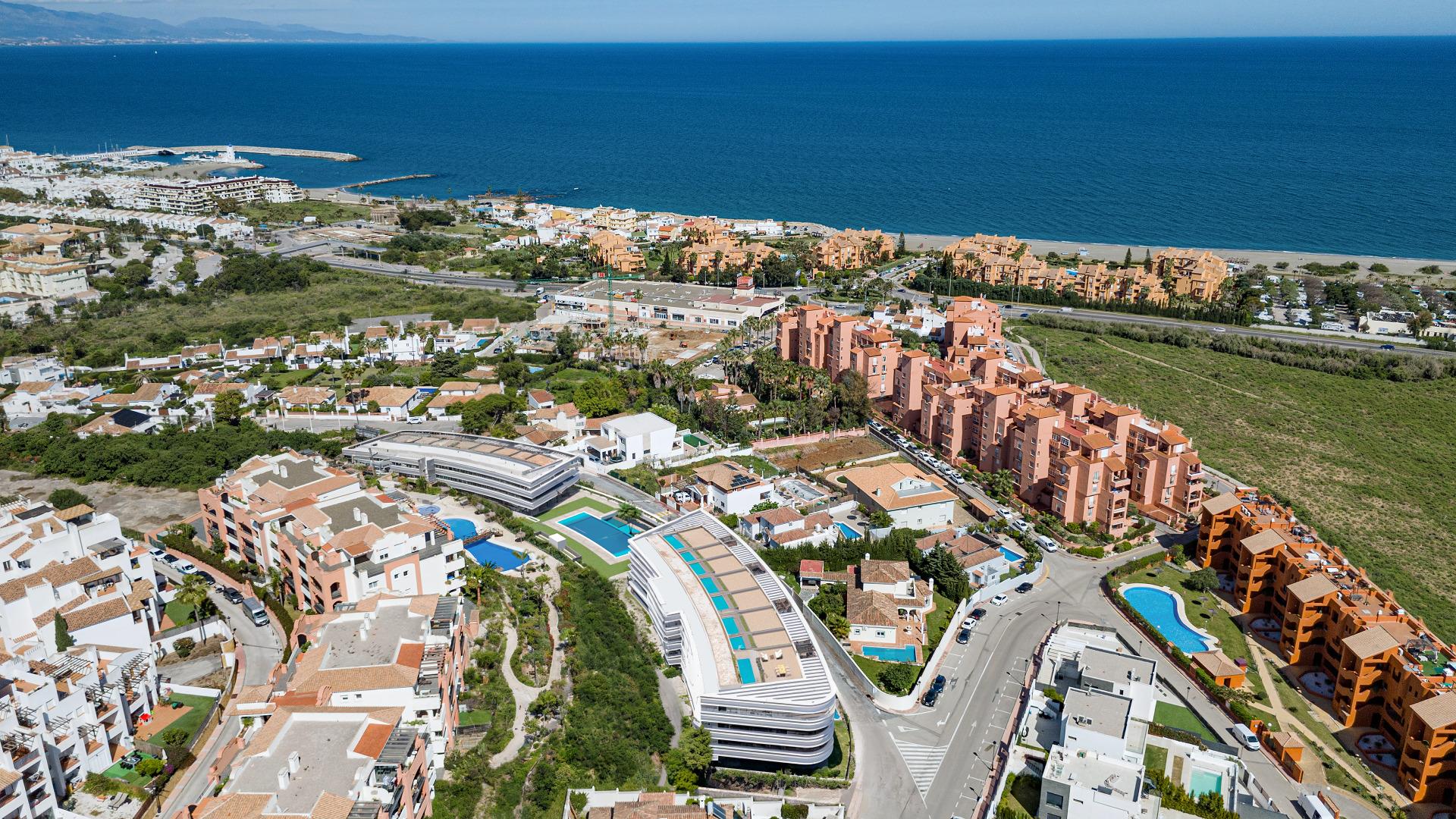 Second bedroom in new-build penthouse, El Castillo, Manilva