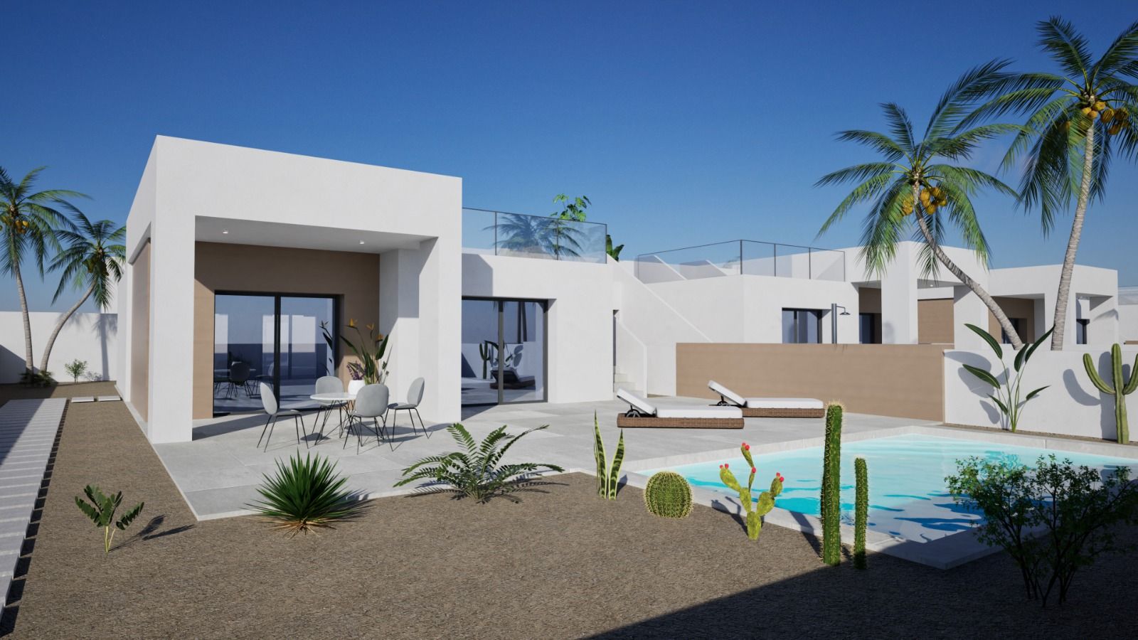 Bathroom in new-build villa, La Romana, Alicante