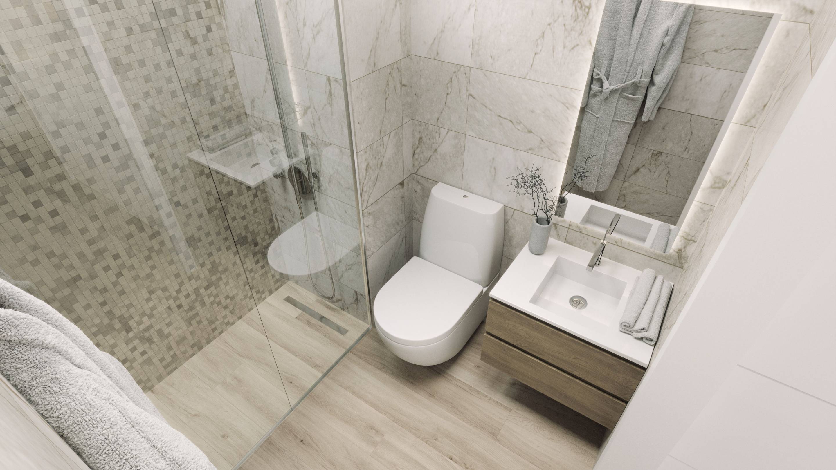 Main bedroom with window in 2-bedroom penthouse, Estacion de Autobuses, Torrevieja