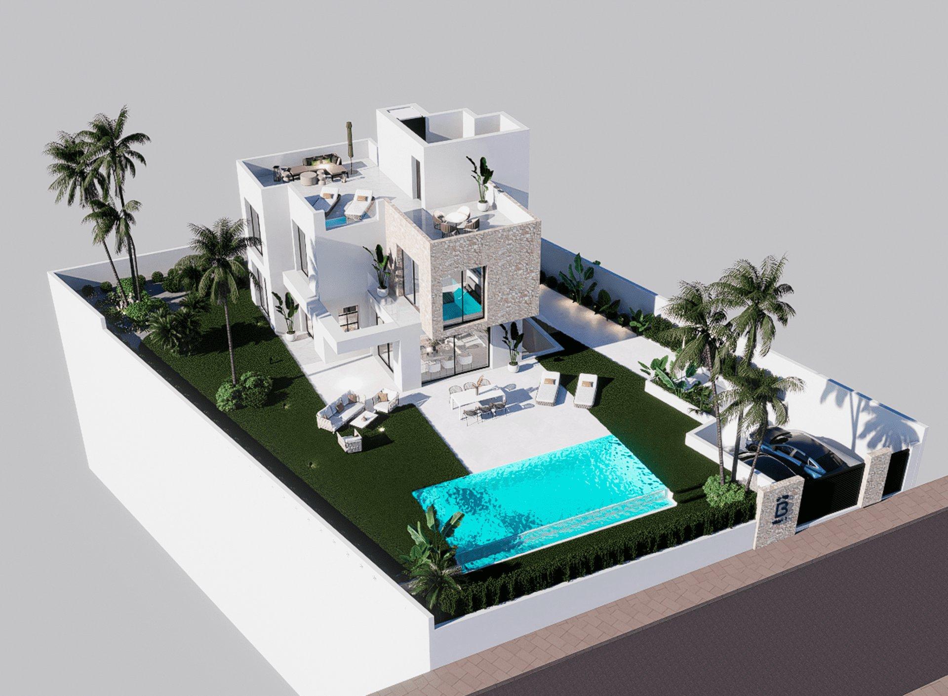 Third bedroom in new-build villa, Balcón de Finestrat, Finestrat