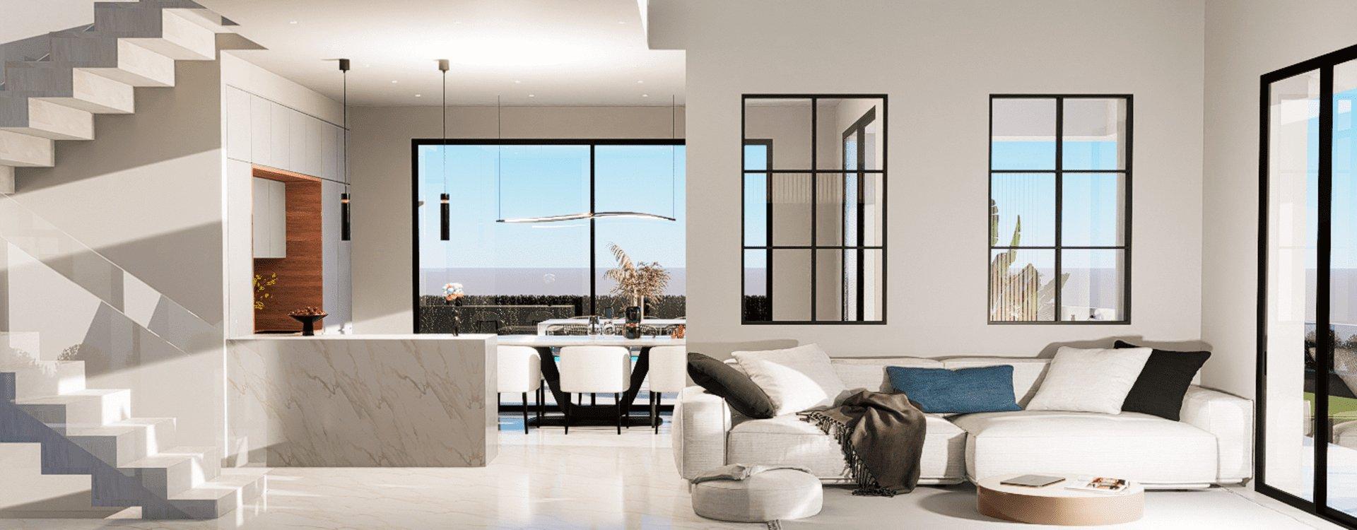 Bathroom with shower, 3-bedroom villa, Balcón de Finestrat