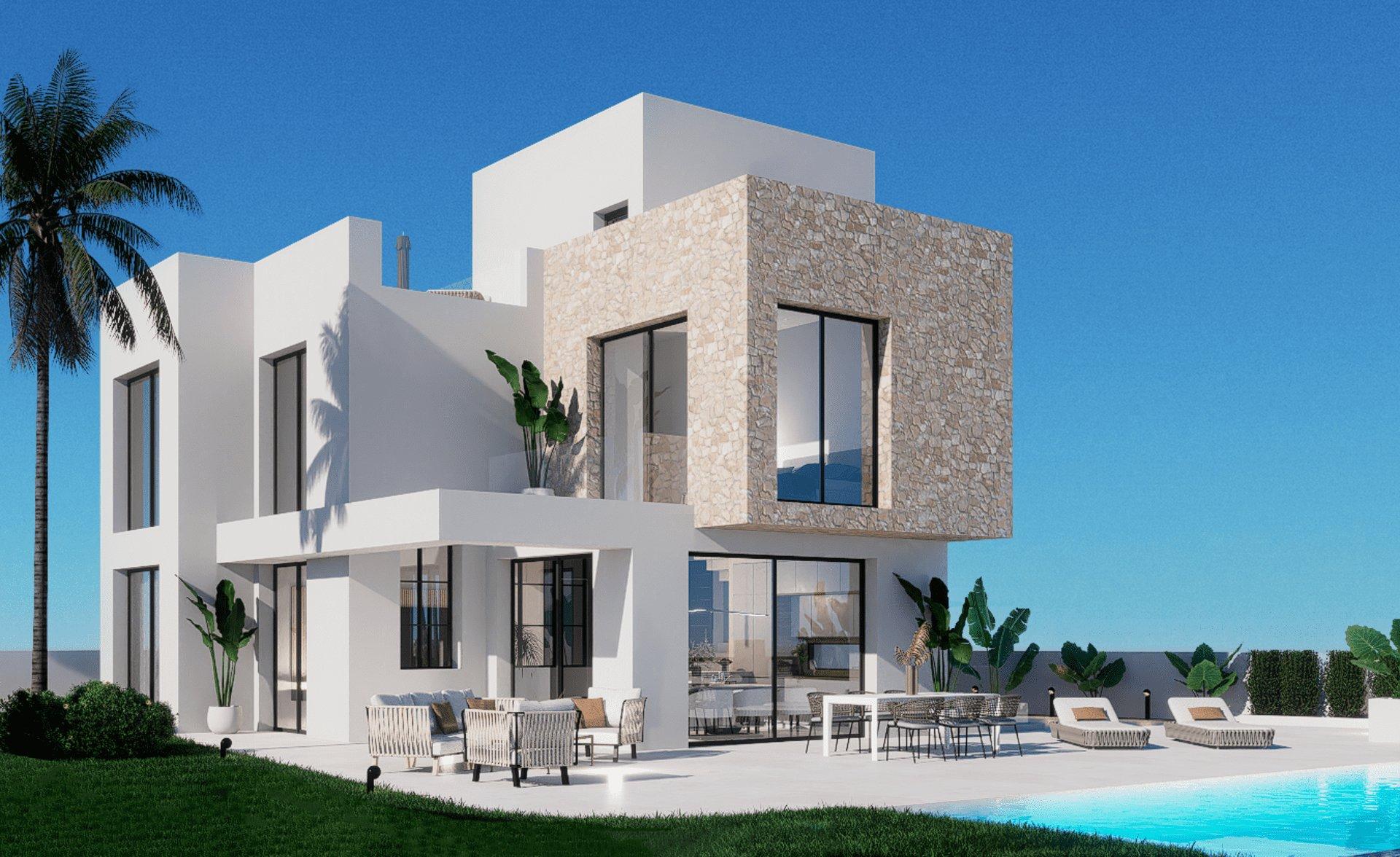 En-suite bathroom, new-build villa in Balcón de Finestrat