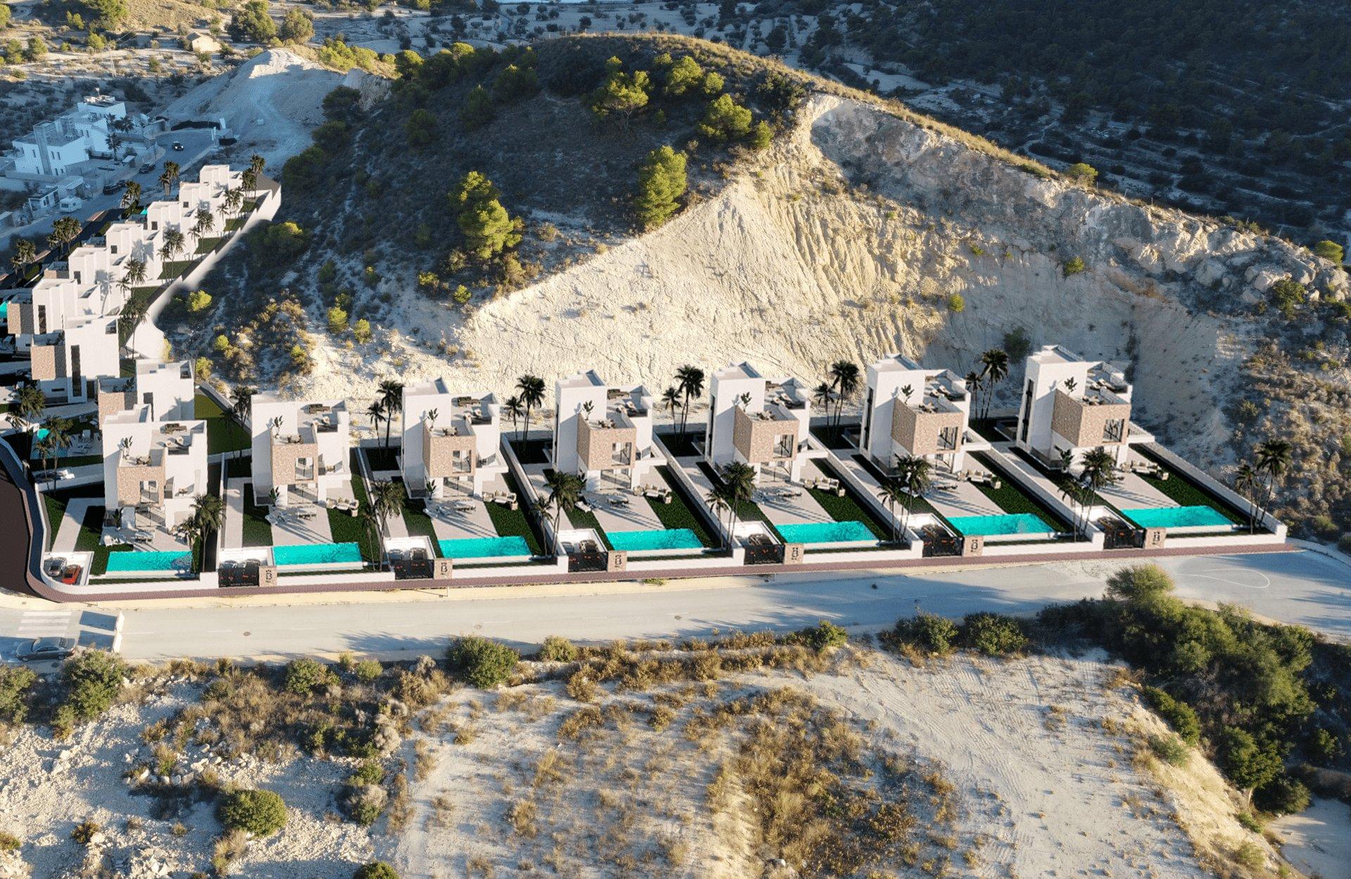 Ground floor outdoor area, 3-bedroom villa, Balcón de Finestrat