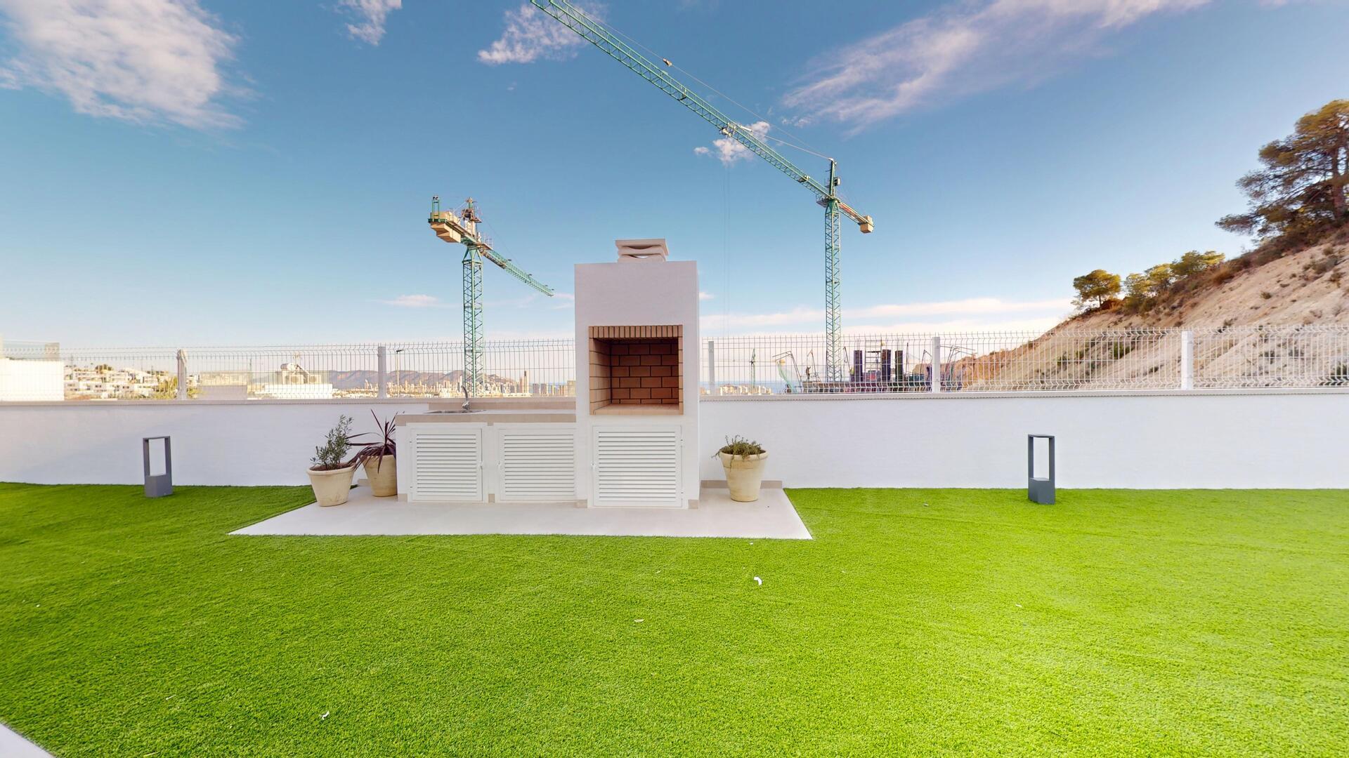 Build quality detail, new-build villa in Balcón de Finestrat