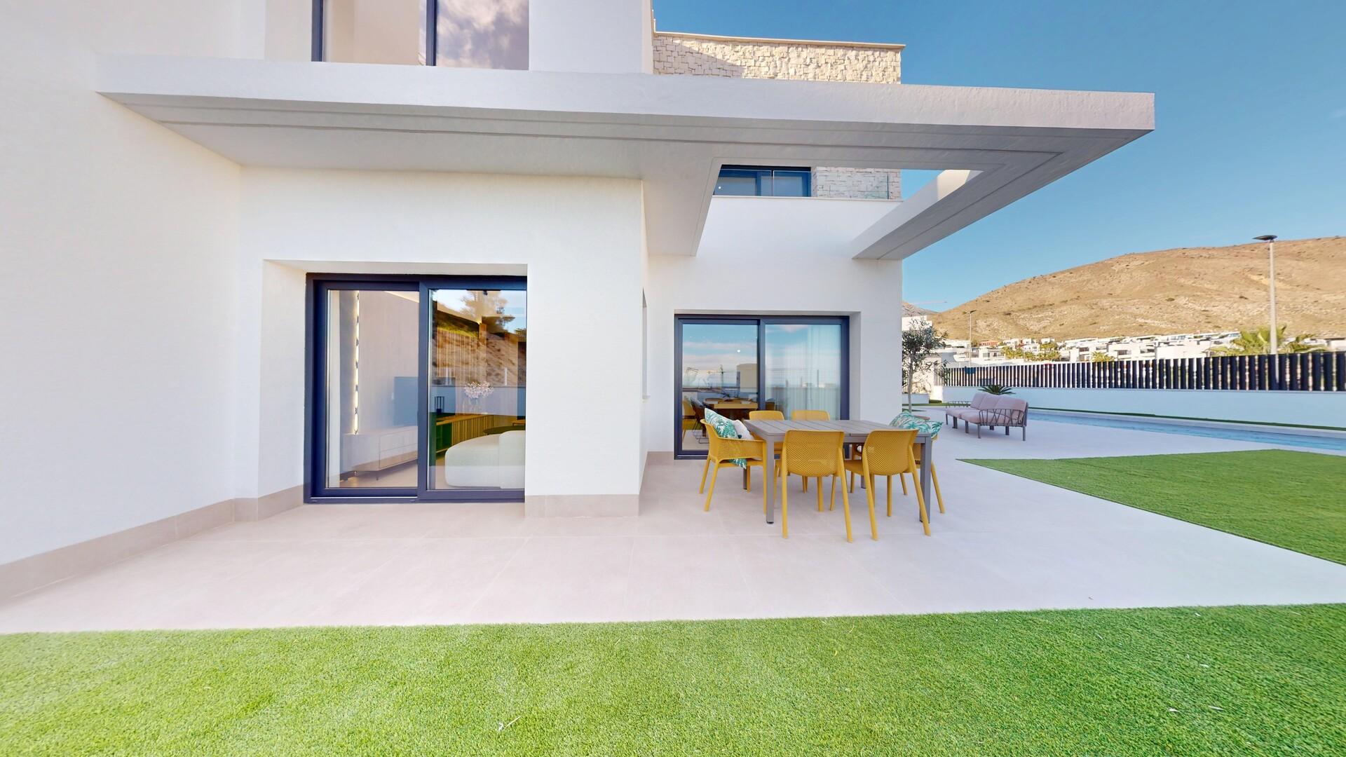 Floor plan - upper floor, 3-bedroom villa in Balcón de Finestrat