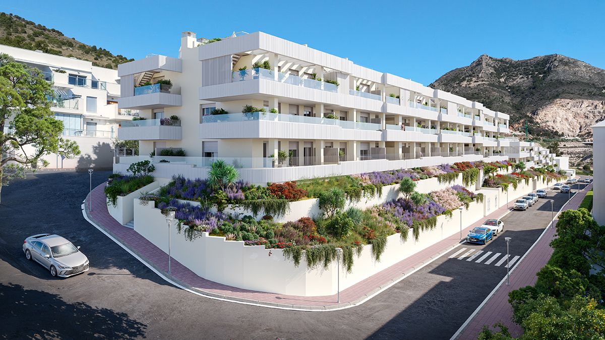 Kitchen and dining space in top-floor penthouse, Rancho Domingo, Benalmádena