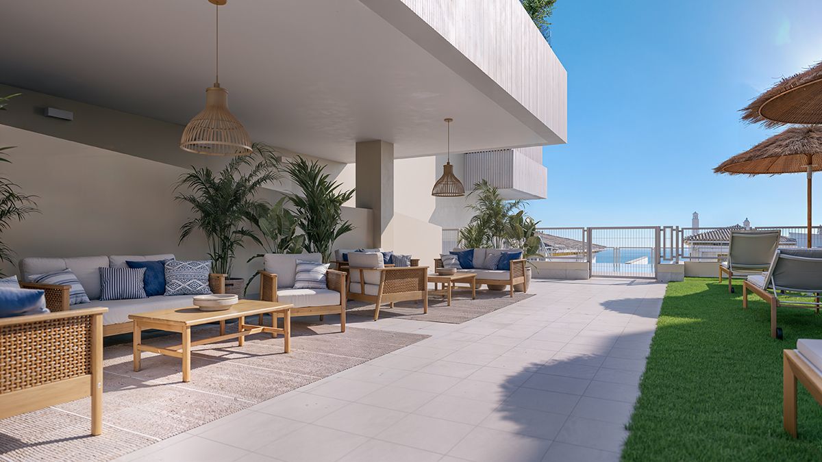 Kitchen in new-build penthouse, Rancho Domingo, Benalmádena