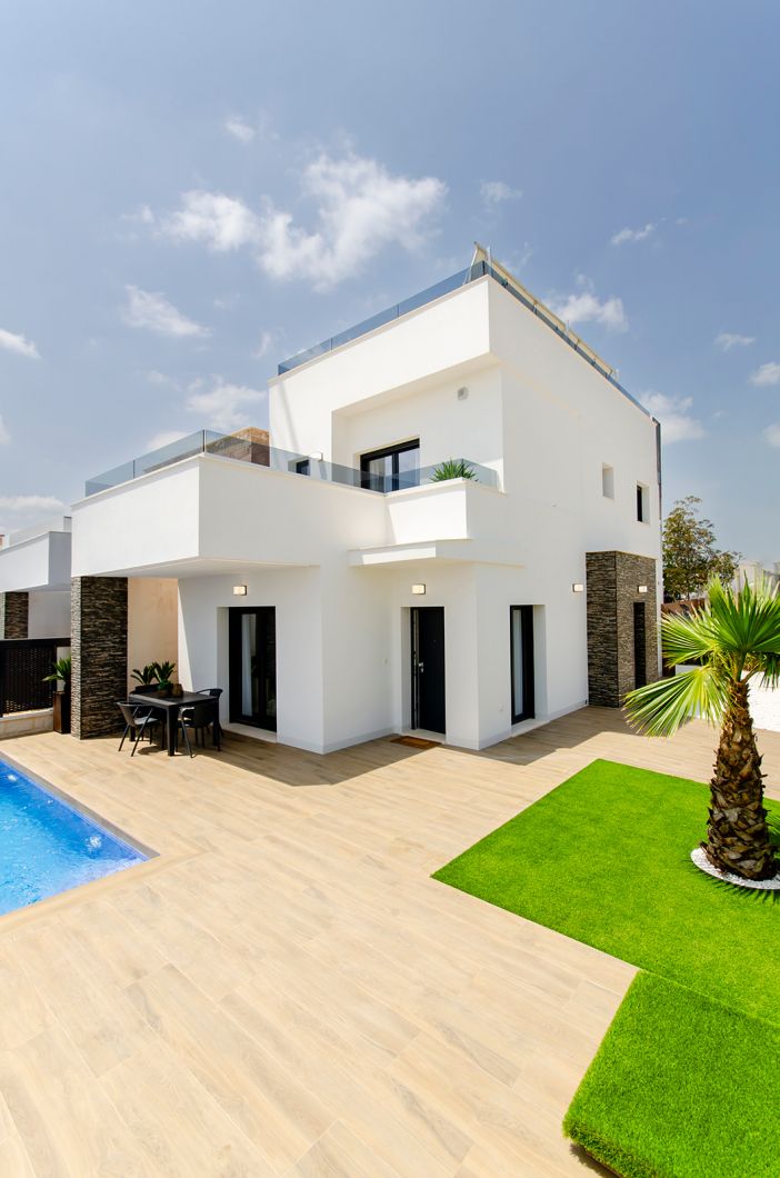 En-suite bathroom in 3-bedroom new-build villa, Desamparados