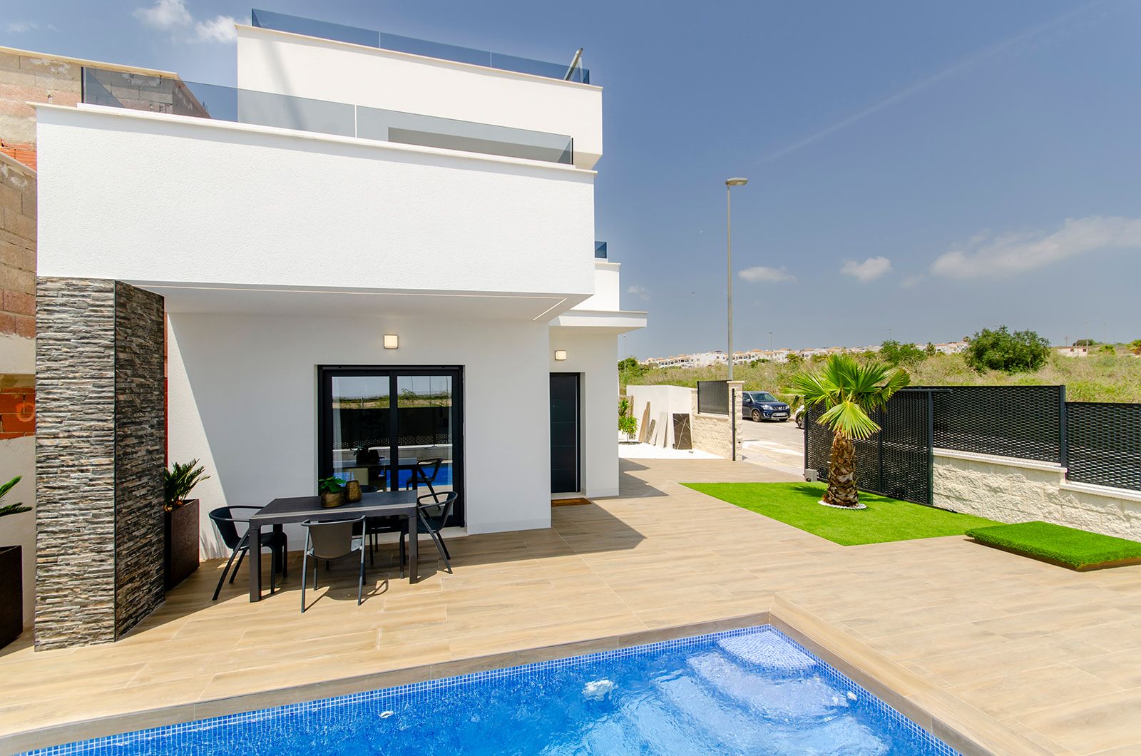 Main bathroom in new-build villa, Desamparados, Orihuela
