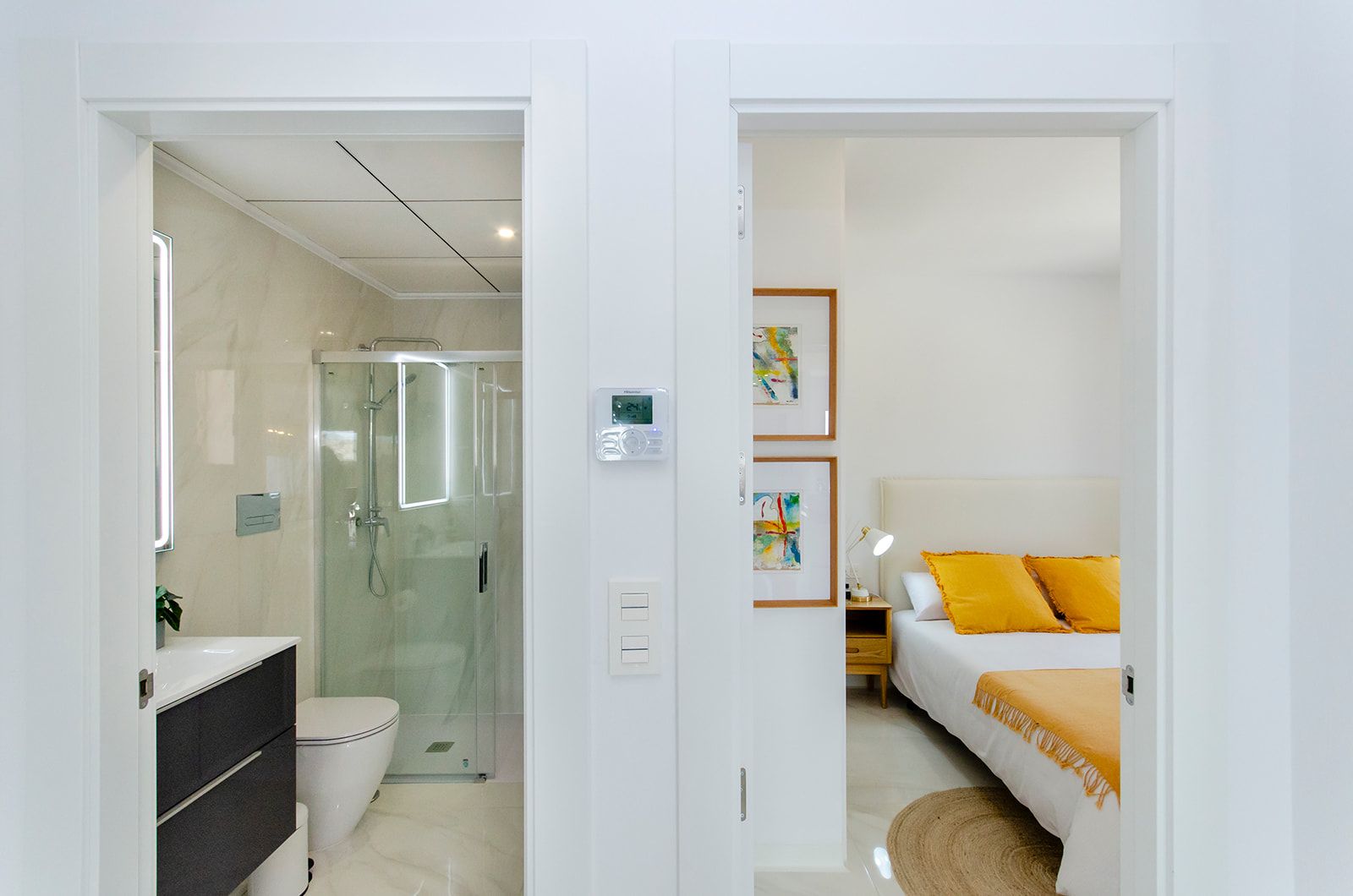 Street view of new-build villa location, Desamparados, Orihuela