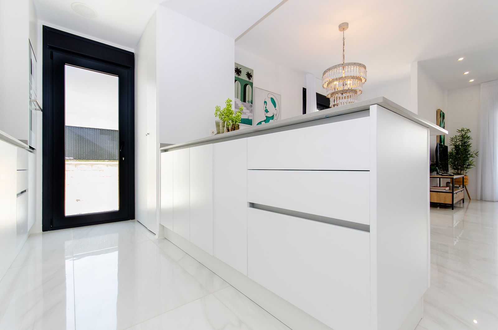 Surrounding area and access road, new-build villa, Desamparados