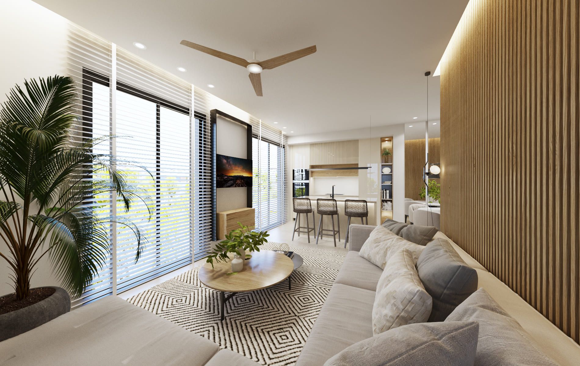 Interior view of apartment in Dolores de Pacheco-Santa Rosalía, Los Alcázares