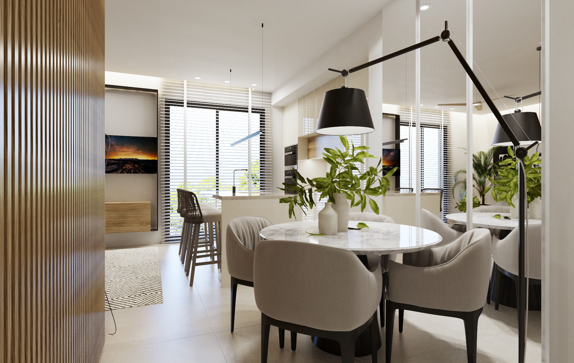 Second view of the apartment interior, Dolores de Pacheco-Santa Rosalía