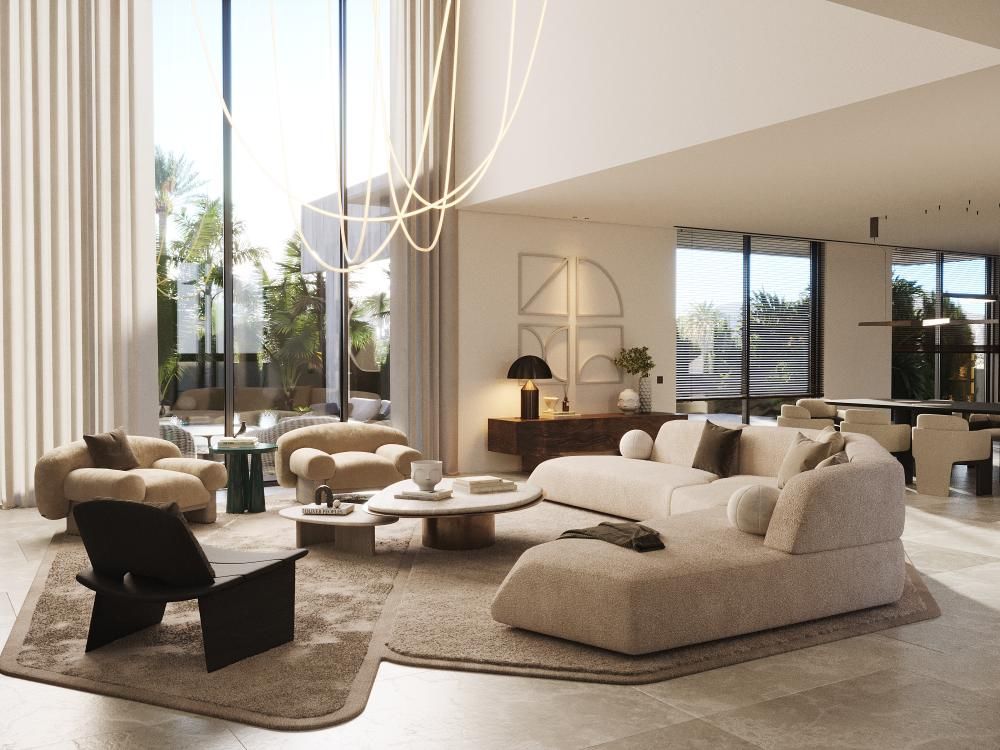 Terrace of 7-bedroom new-build villa, Nagüeles, Marbella
