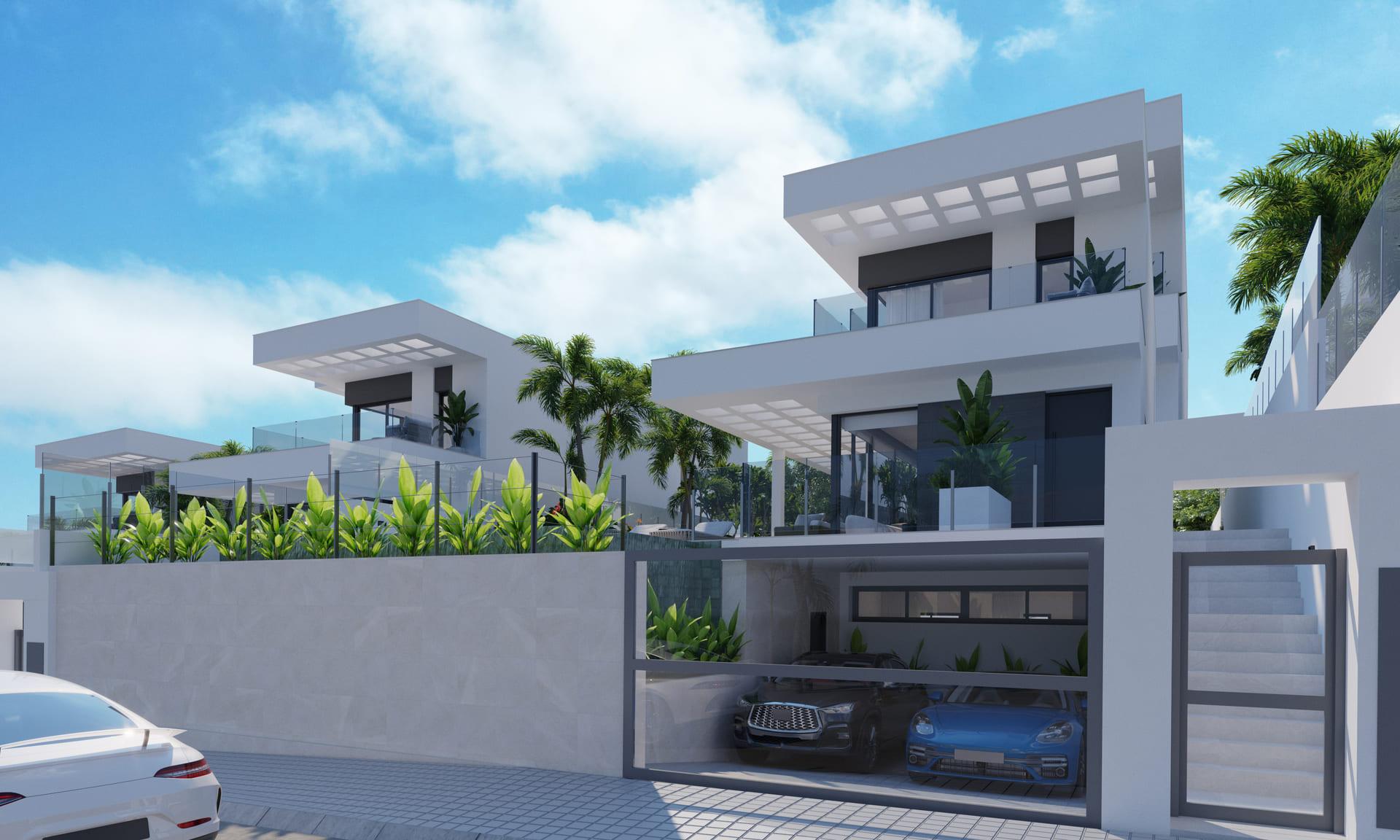 Second bedroom in new-build villa in Finestrat Hills, Finestrat
