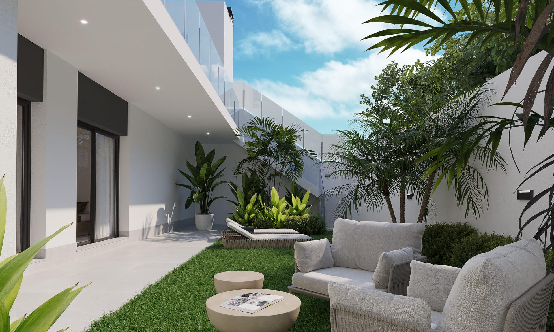 Hallway or internal corridor in new-build villa, Finestrat Hills
