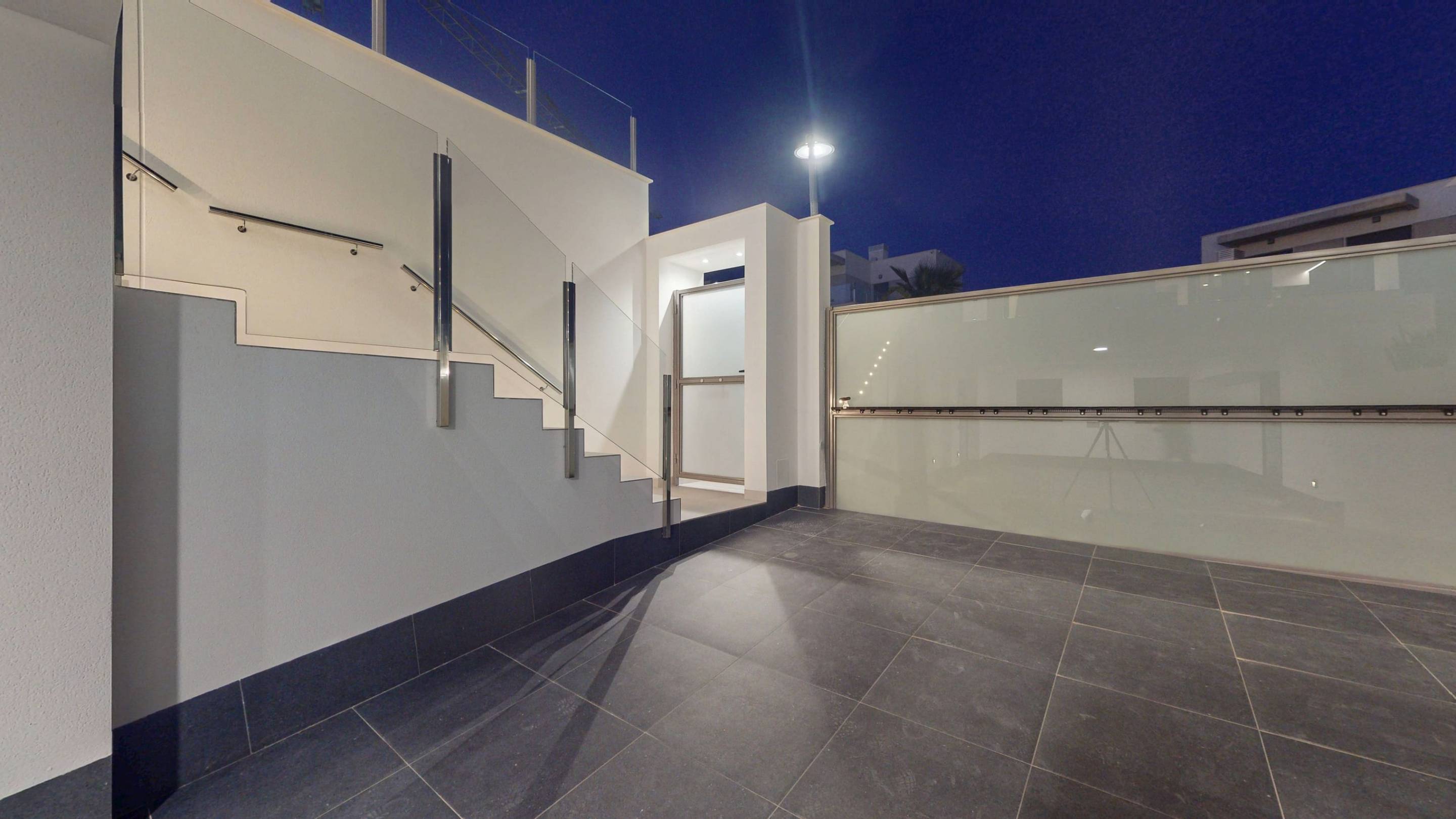 Garden area with landscaping potential, new-build villa, Finestrat Hills