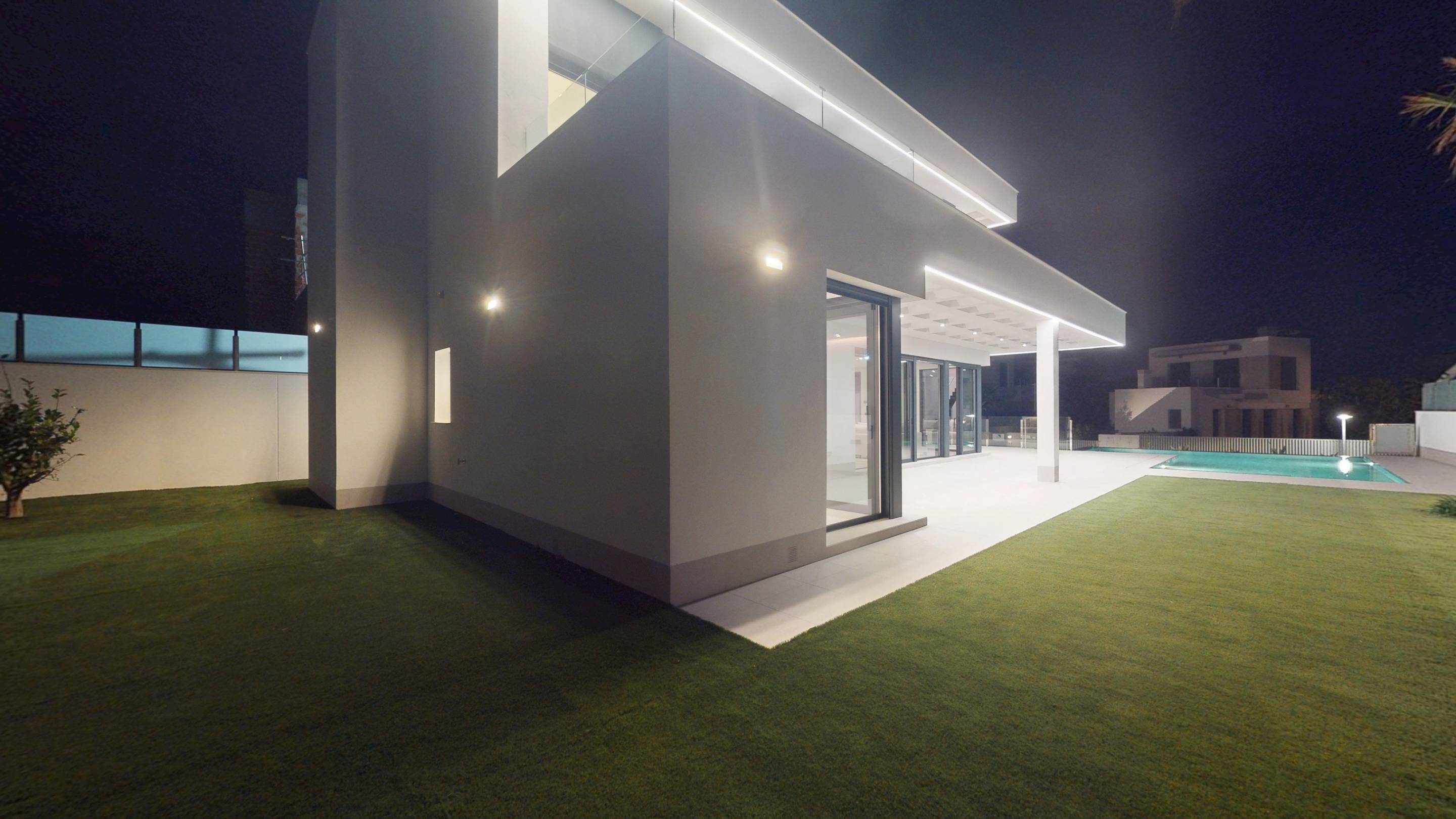 Internal room with natural light, new-build villa, Finestrat Hills