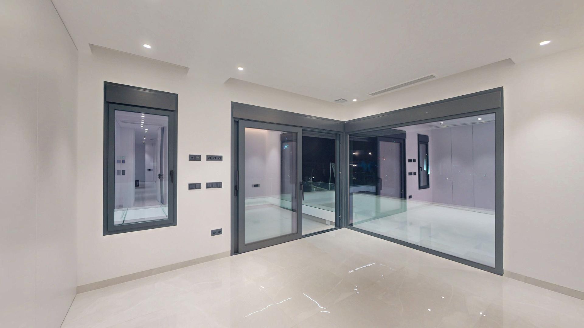 Outdoor living area potential at new-build villa, Finestrat Hills