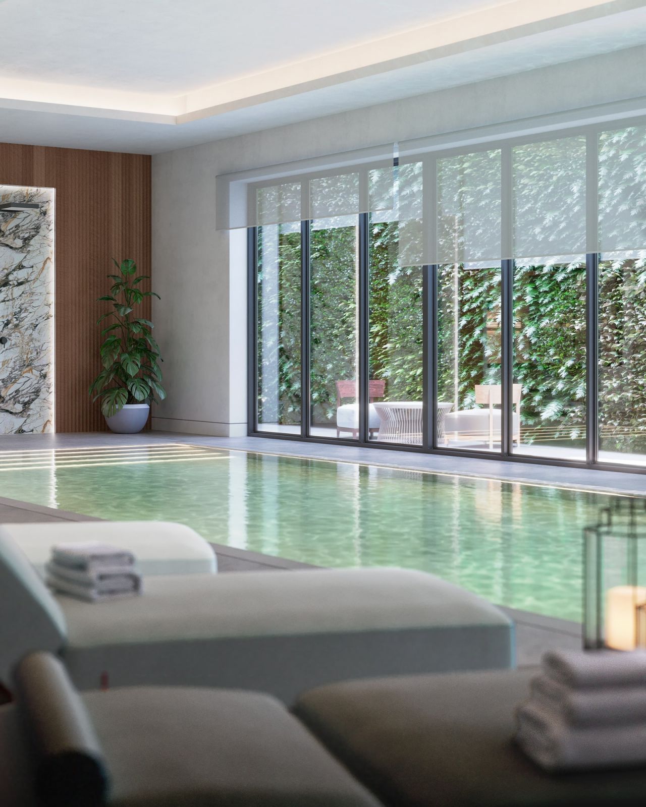 Bedroom in 1-bedroom new-build apartment, La Cerquilla, Marbella