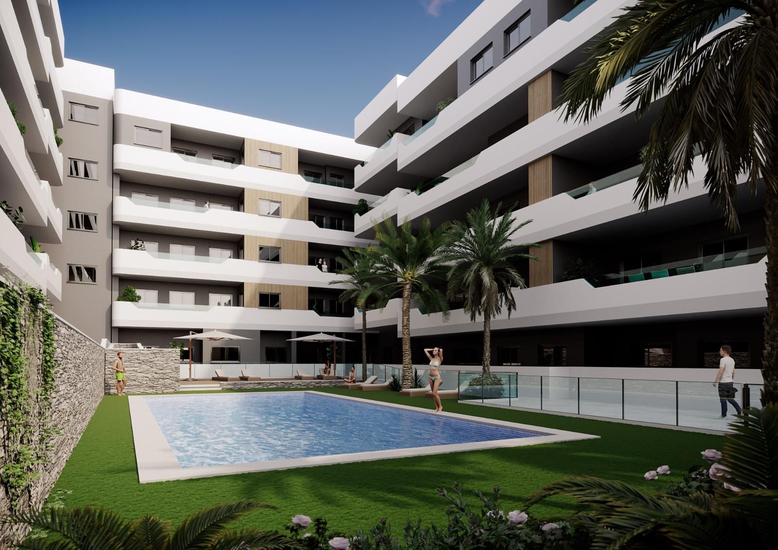 Bathroom in 2-bedroom penthouse, Eroski, Santa Pola