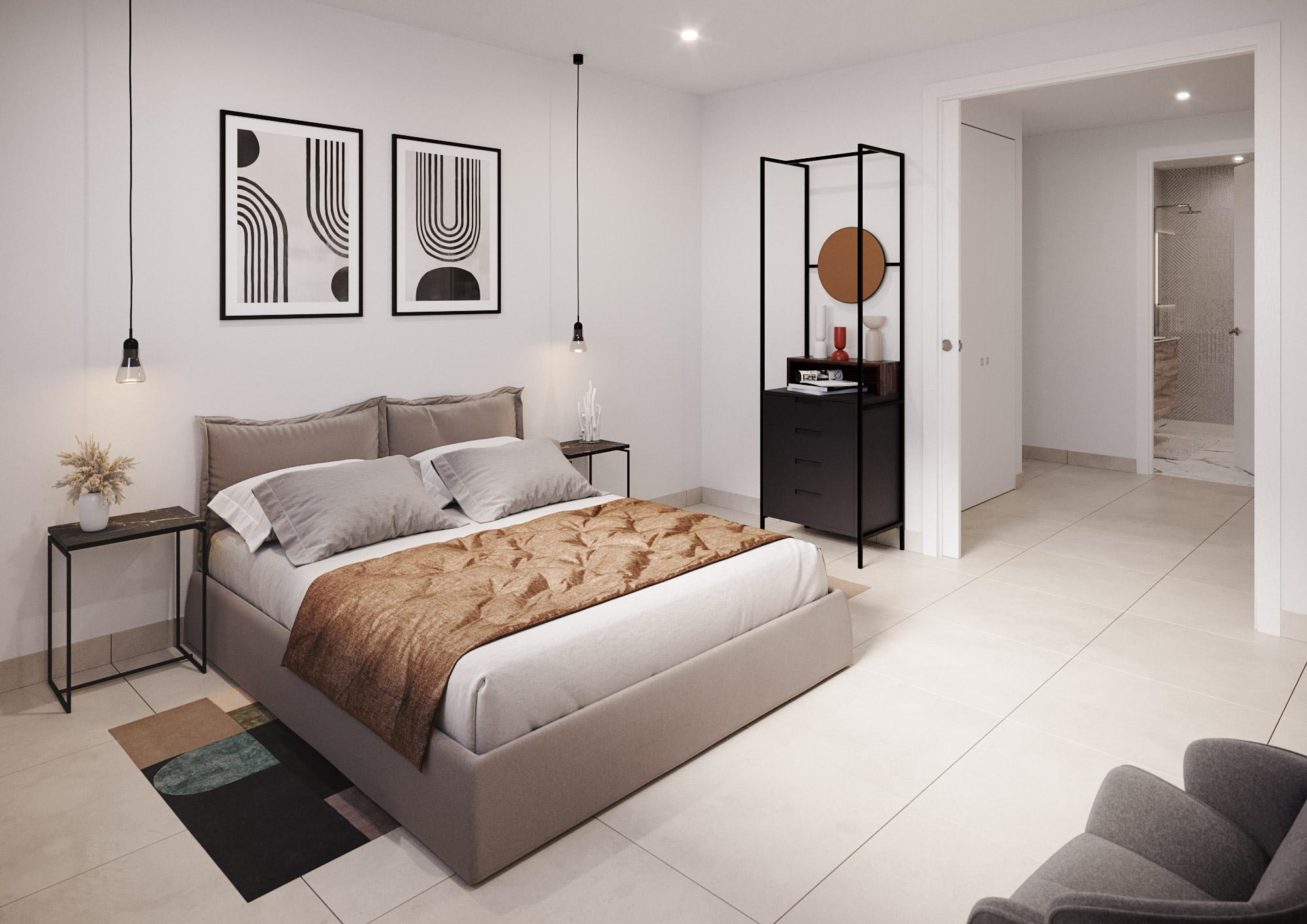 Rooftop solarium in penthouse development, Eroski, Santa Pola