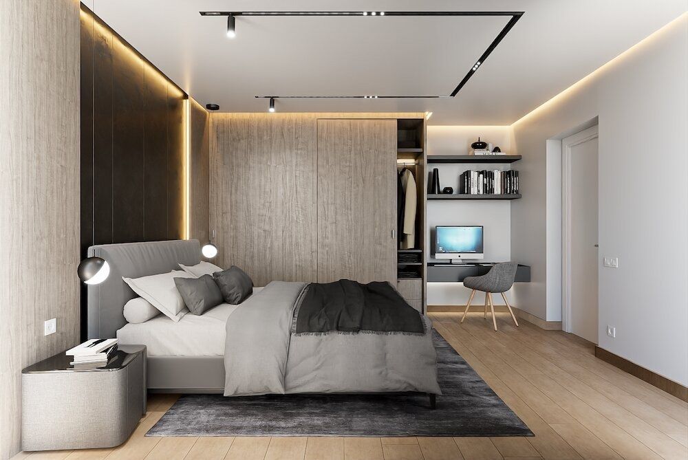 Living area in 4-bedroom new-build villa, Altea Hills