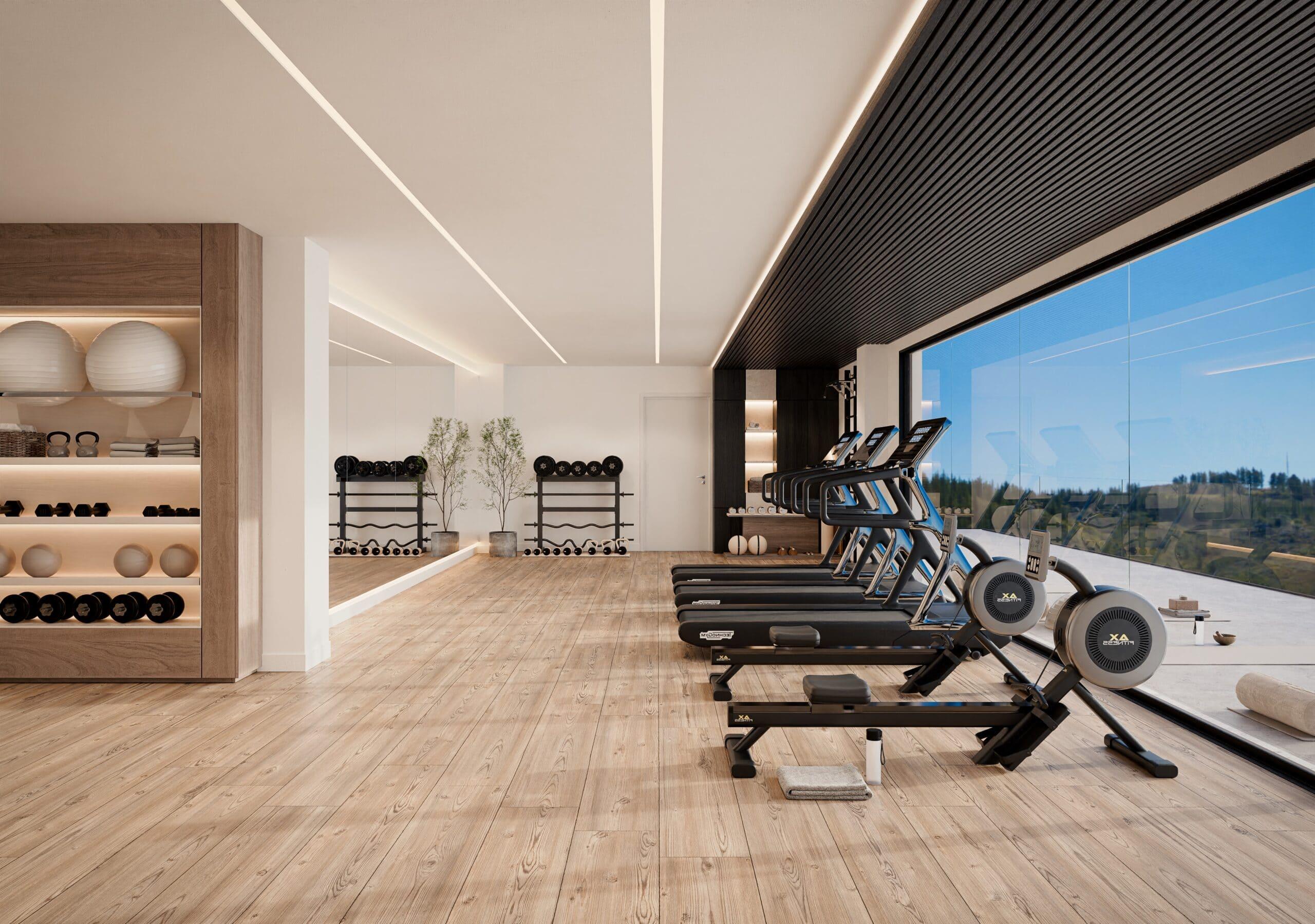 Communal pool area in new-build development, Alto de los Monteros, Marbella