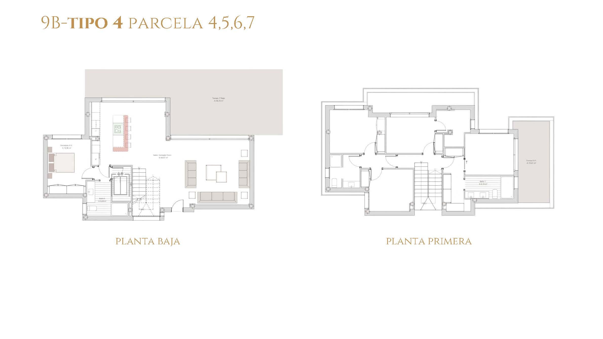 Site or plot plan for new-build villa in Azata Golf Estepona Oeste, Estepona